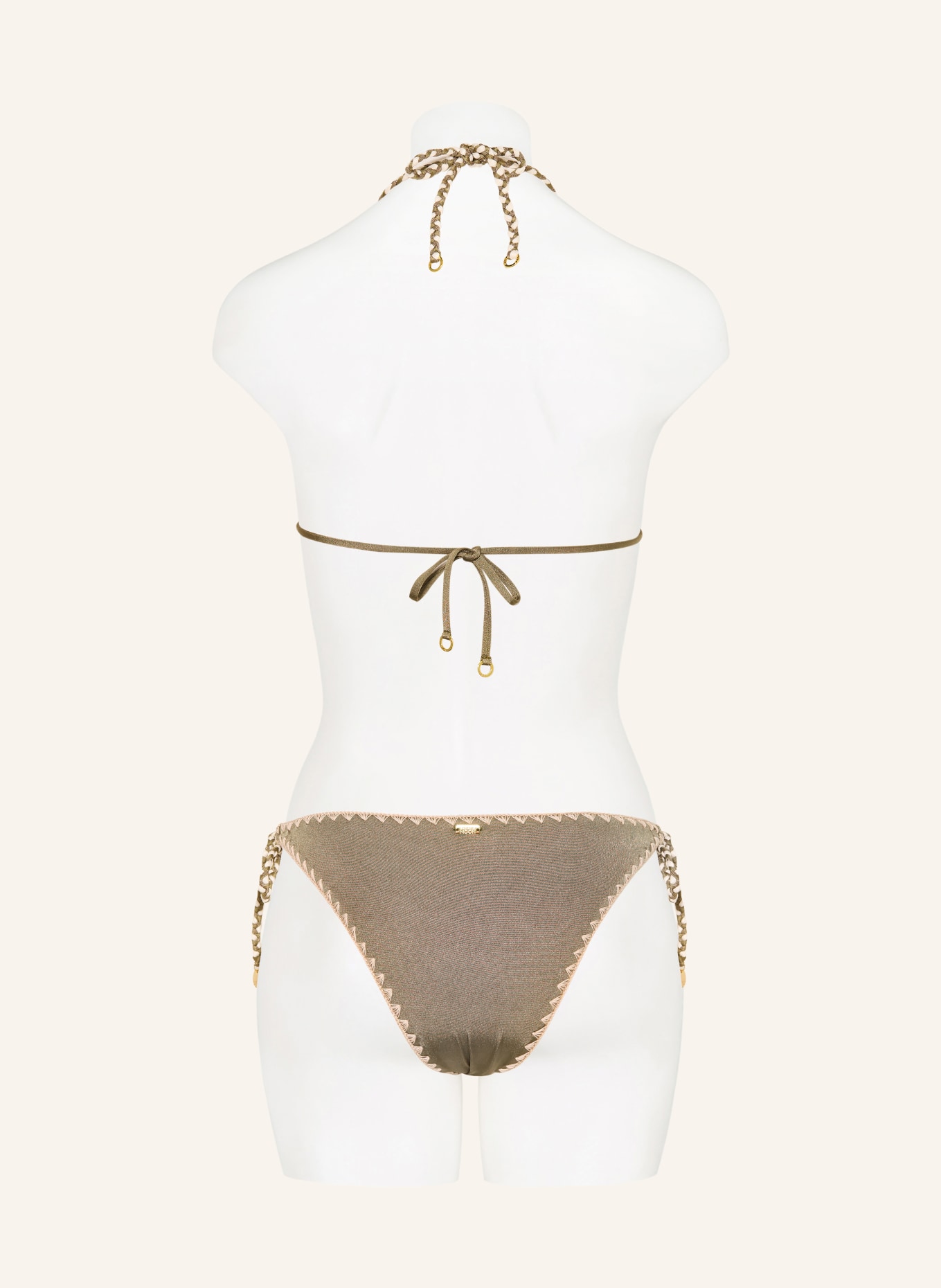 BANANA MOON COUTURE Triangel-Bikini-Top NAZCA BOSCO: KHAKI / BEIGE / CREME