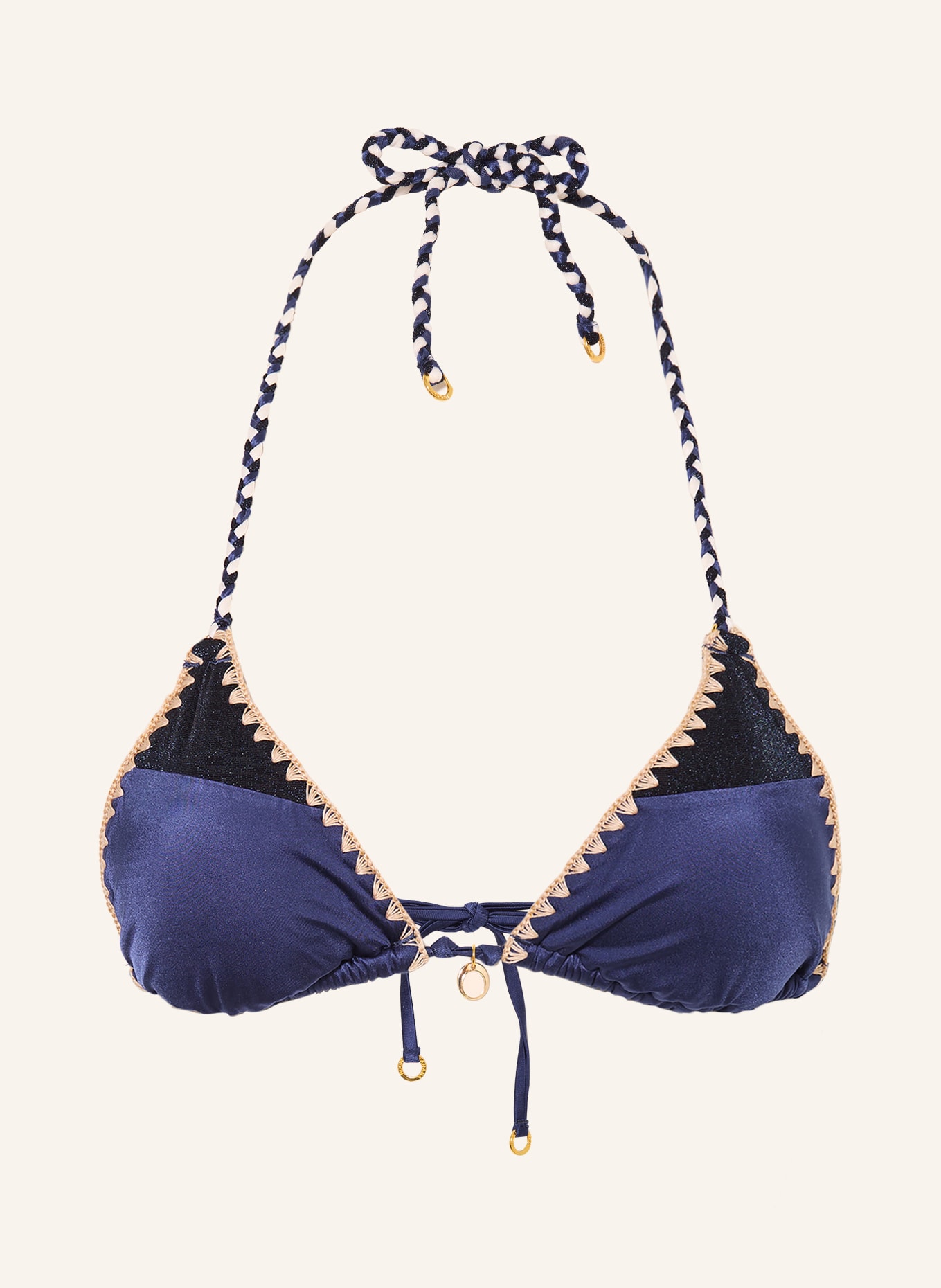 BANANA MOON COUTURE Triangel-Bikini-Top NAZCA BOSCO: DUNKELBLAU