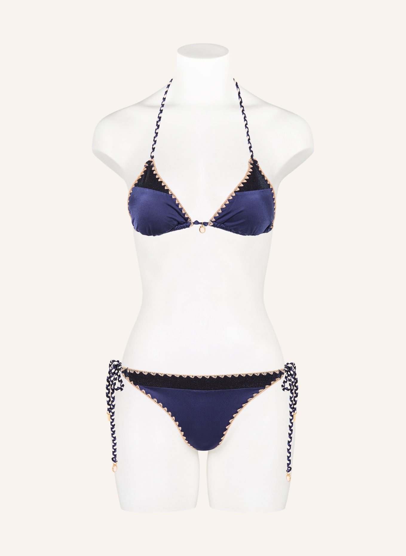 BANANA MOON COUTURE Triangel-Bikini-Top NAZCA BOSCO: DUNKELBLAU