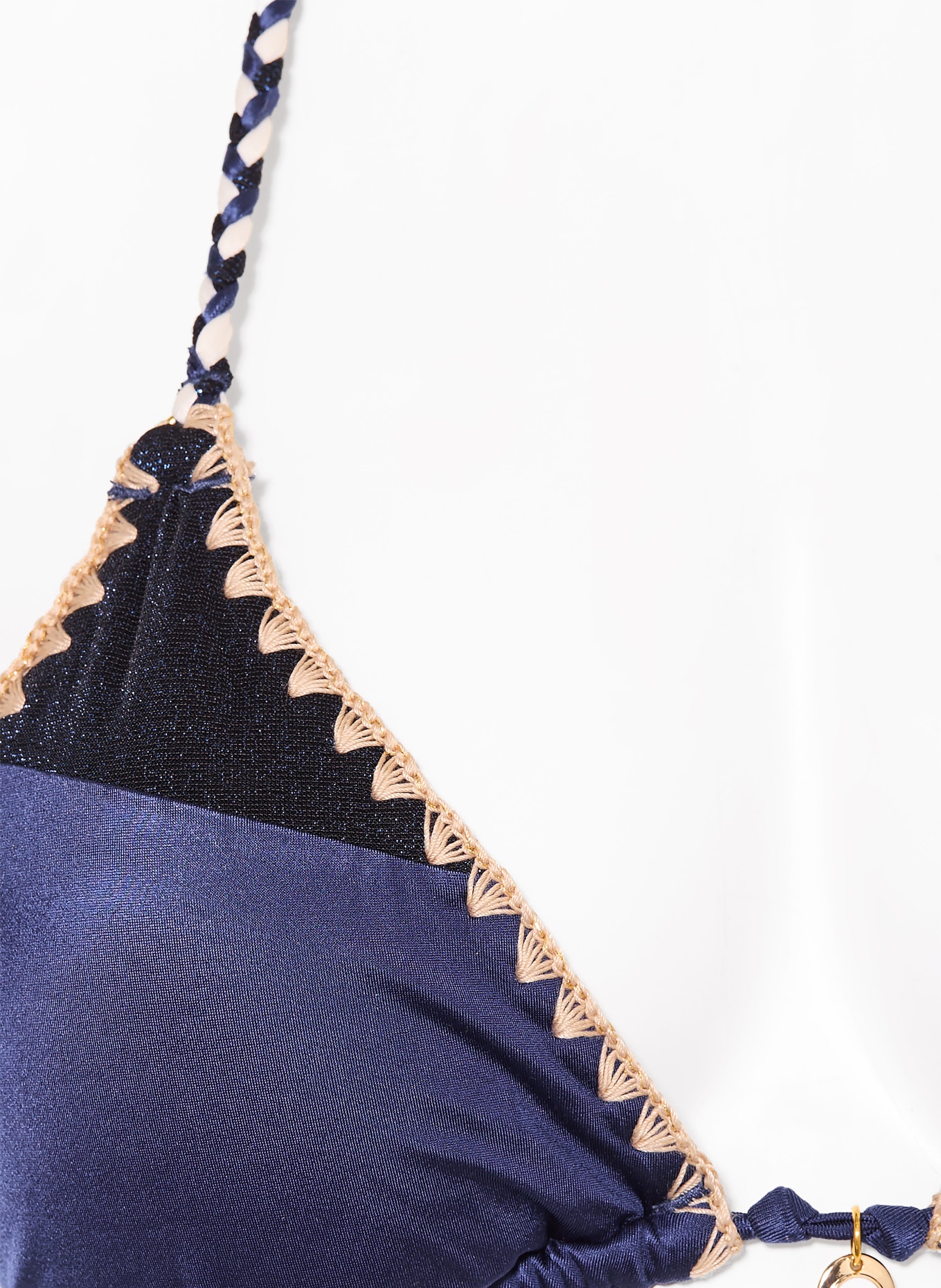 BANANA MOON COUTURE Triangel-Bikini-Top NAZCA BOSCO: DUNKELBLAU