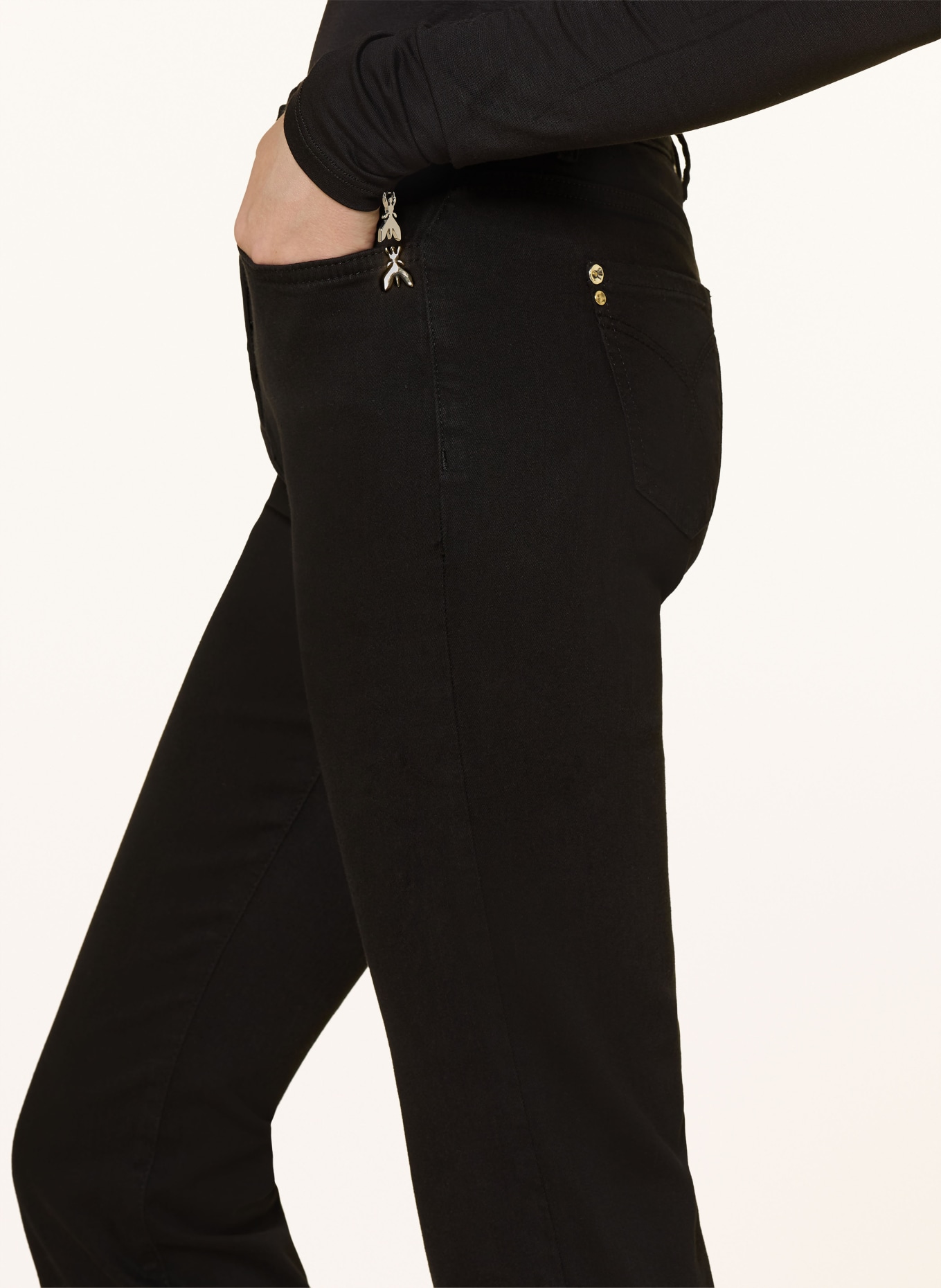 PATRIZIA PEPE Flared Jeans: K487 New Black
