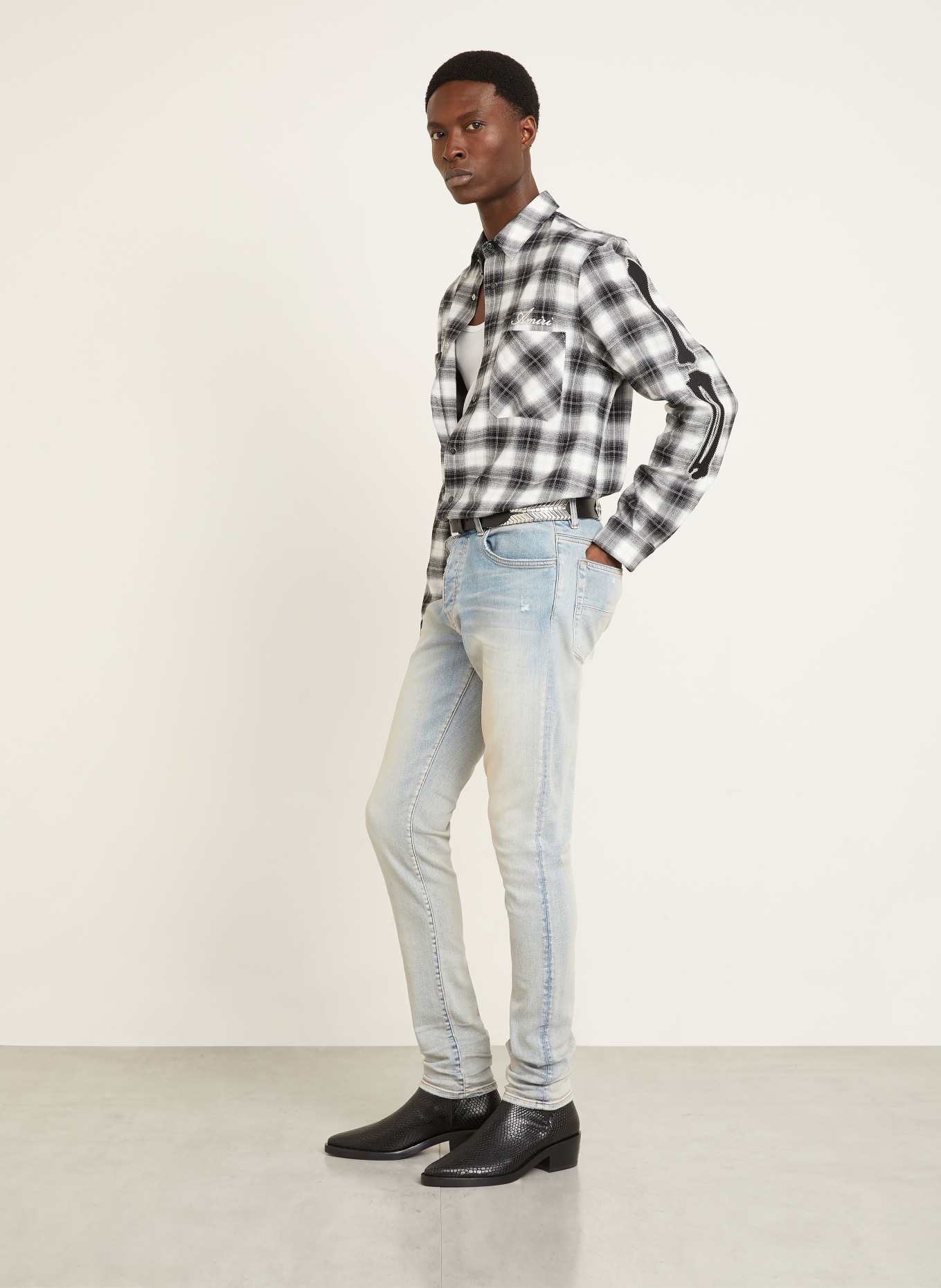 AMIRI Jeans Skinny Fit: 406 ANTIQUE INDIGO