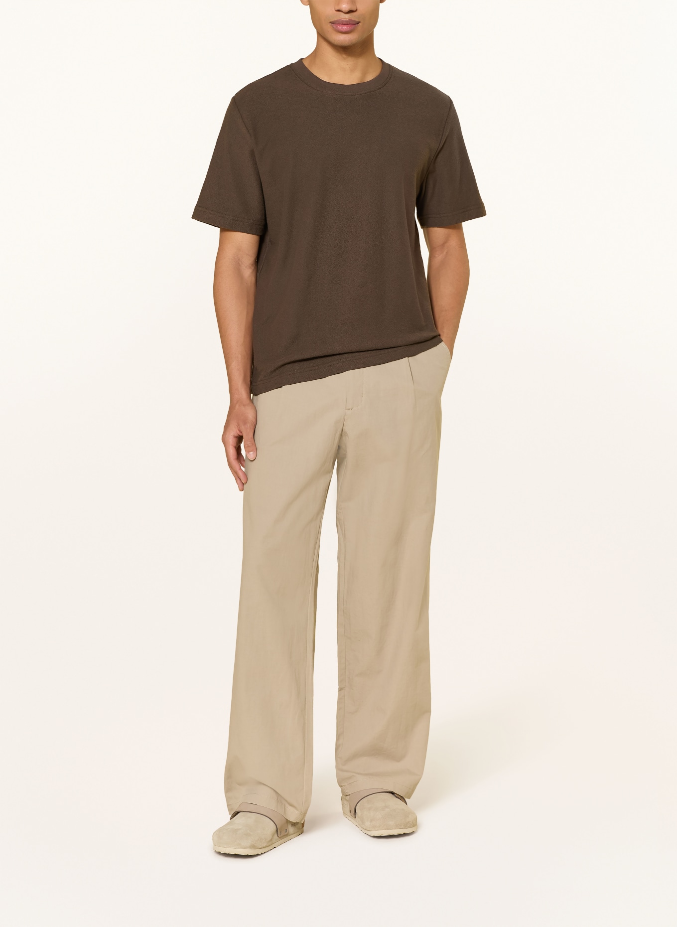 SAMSØE  SAMSØE T-shirt ODIN: DARK BROWN