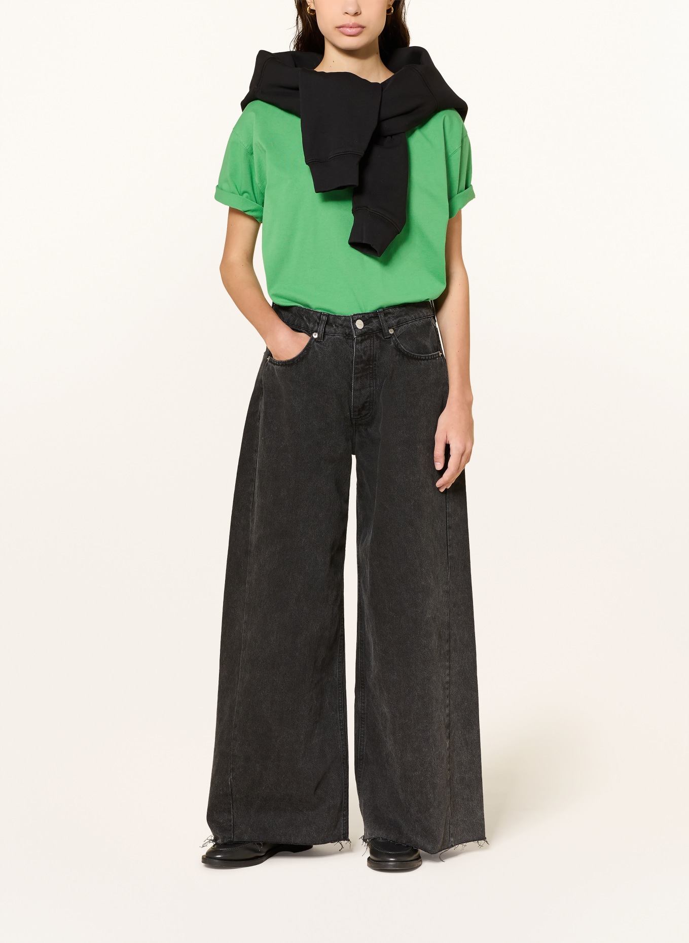 American Vintage Tričko FIZVALLEY: ZELENÁ