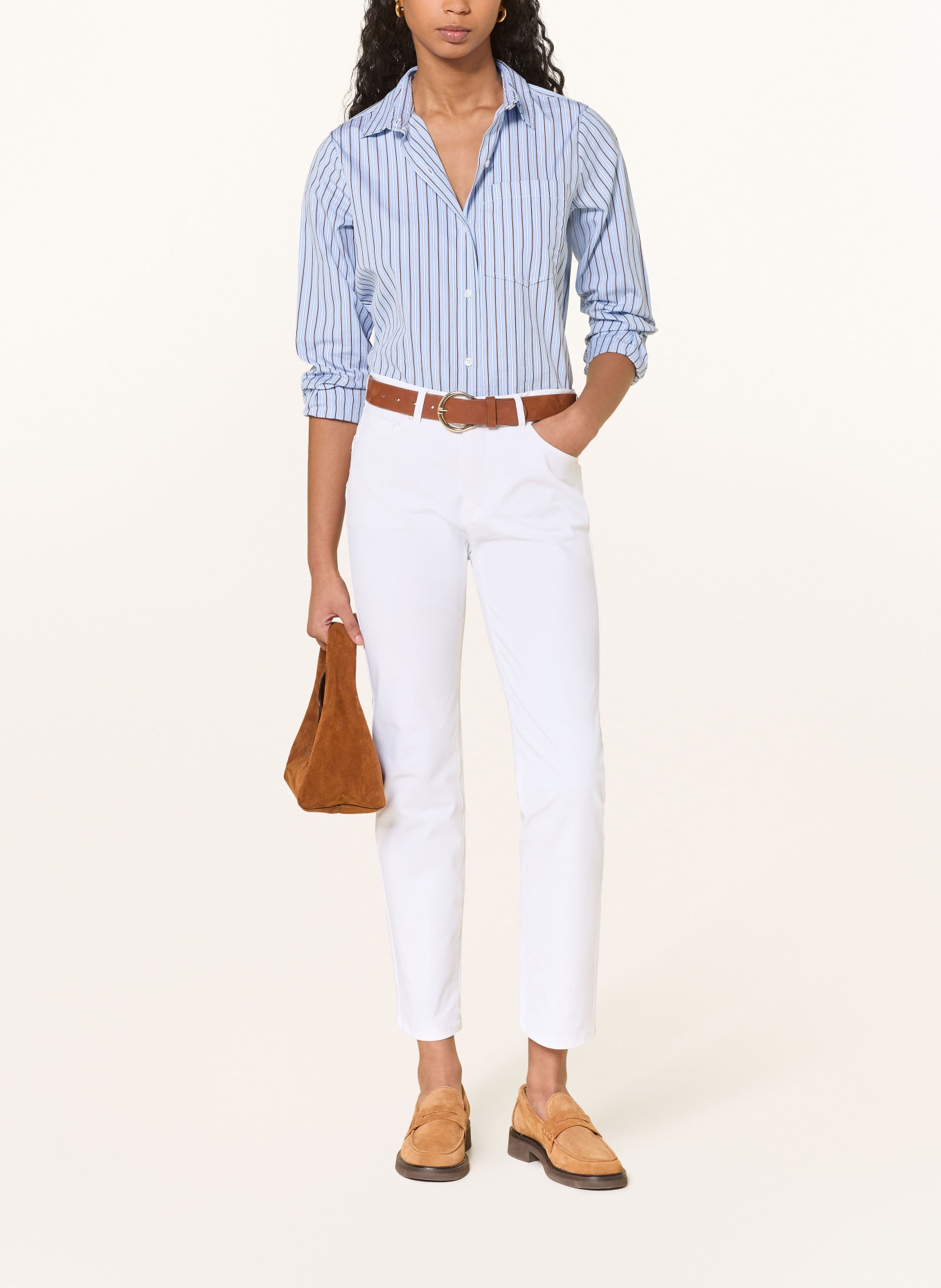 RAFFAELLO ROSSI 7/8 kalhoty SUZY: 110 WEISS