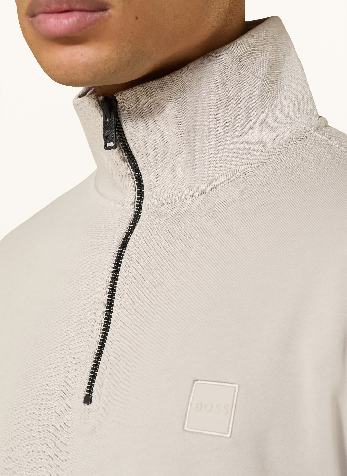 BOSS Sweat-Troyer ZETRUST: BEIGE