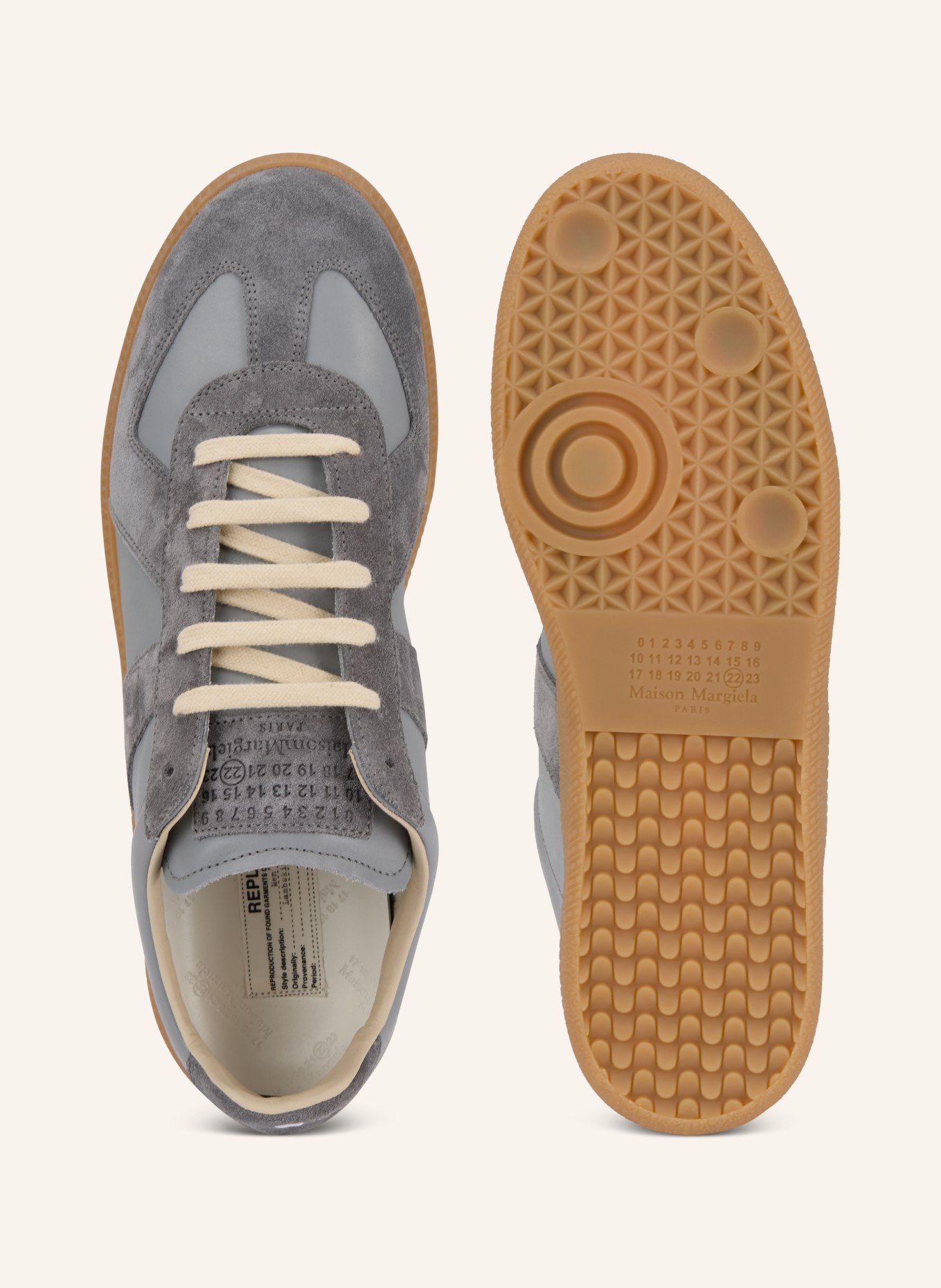 Maison Margiela Sneaker REPLICA: BLAUGRAU / DUNKELGRAU