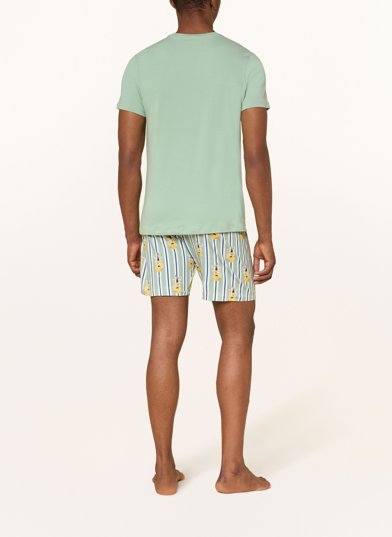 mey Schlafshirt Serie RELAX: HELLGRÜN