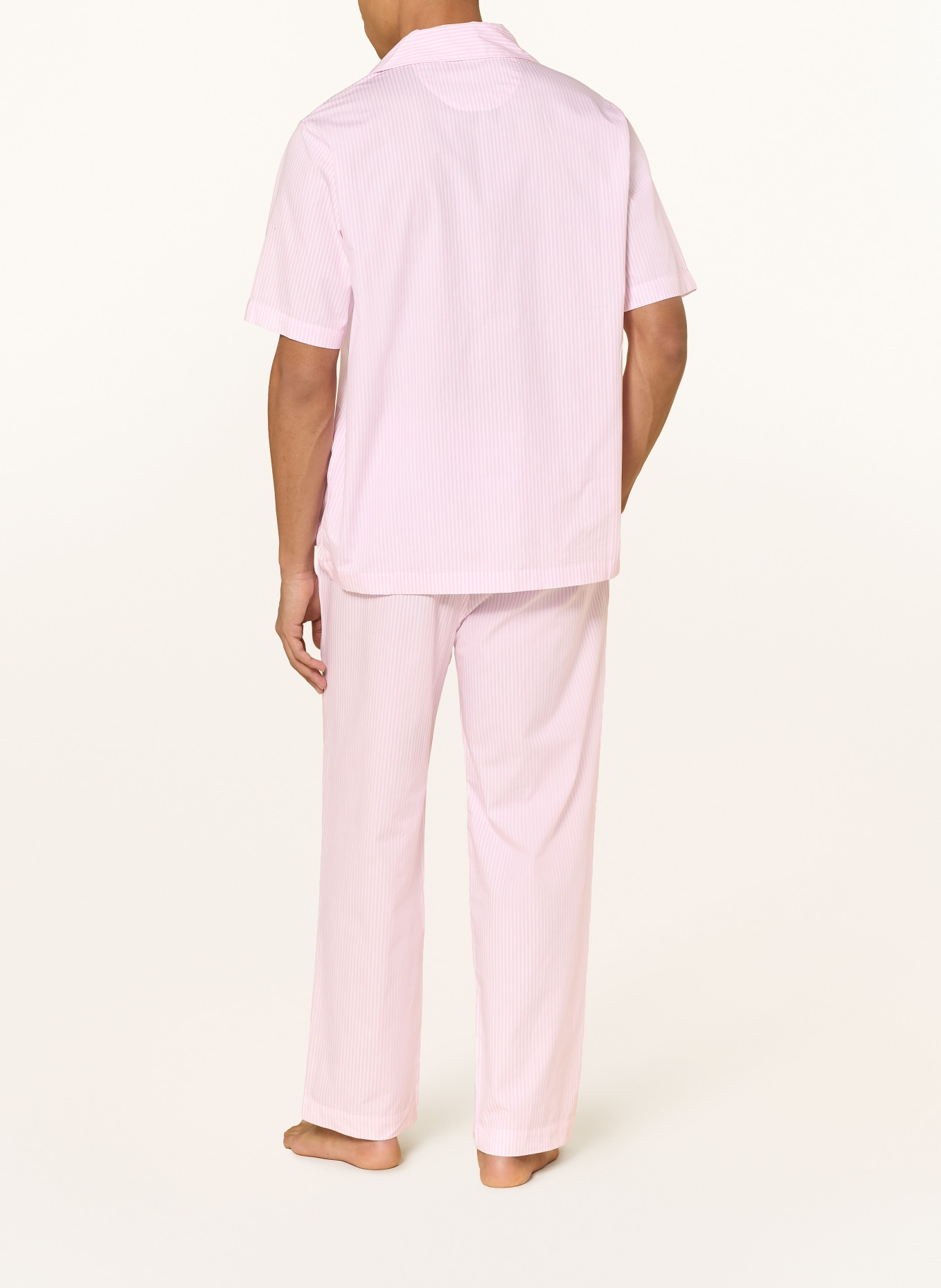 POLO RALPH LAUREN Pajama pants: PINK / WHITE