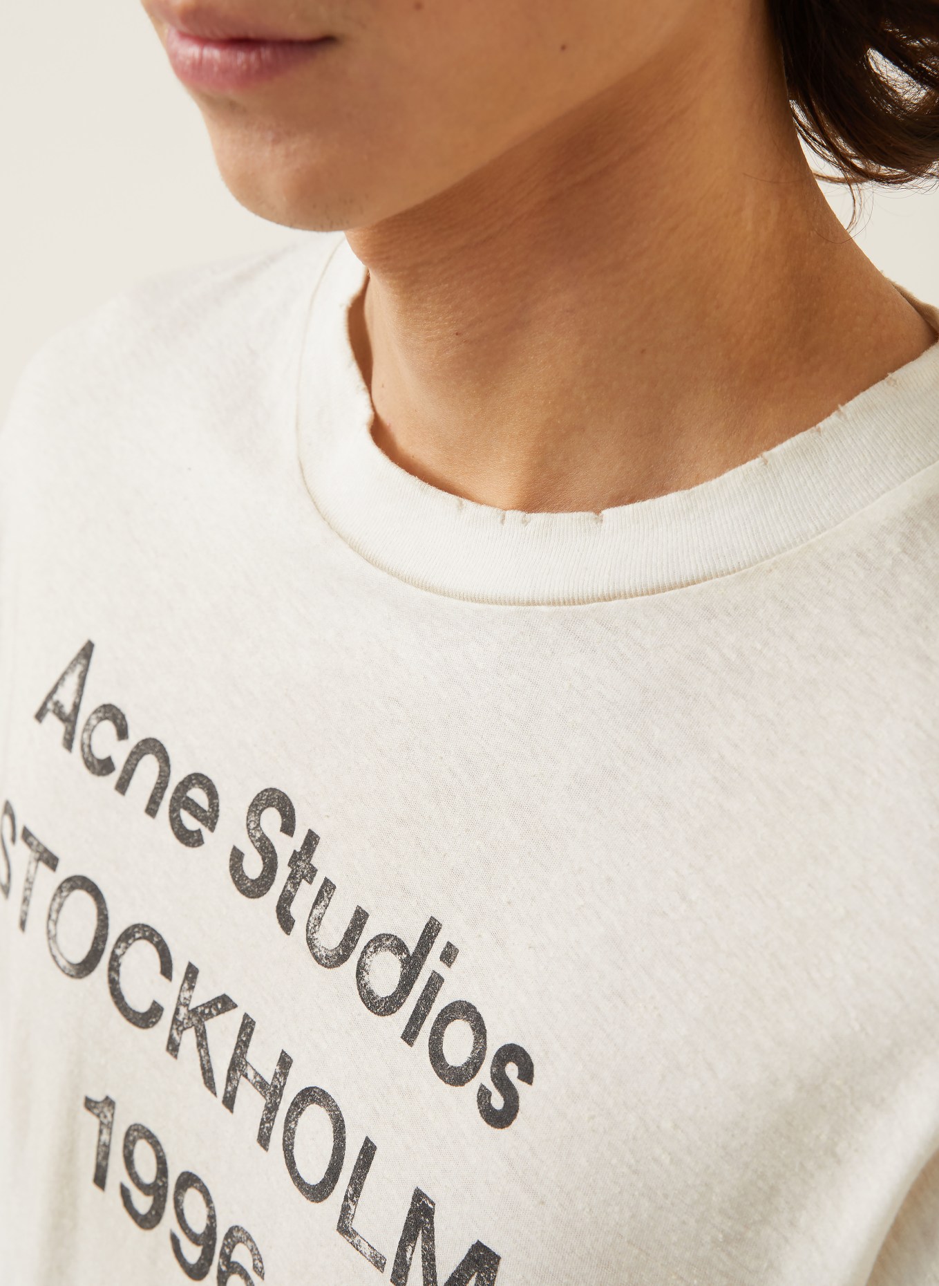 Acne Studios T-Shirt: ECRU