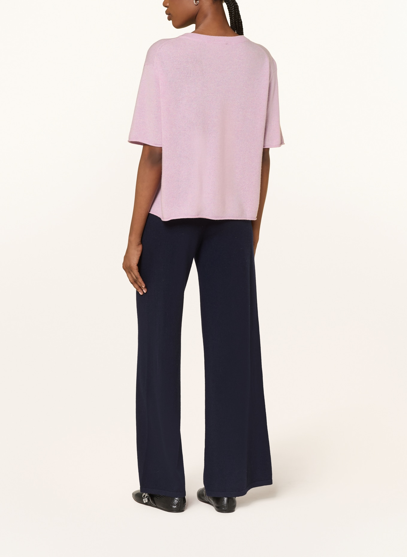 LISA YANG Strickshirt CILA aus Cashmere: ROSA