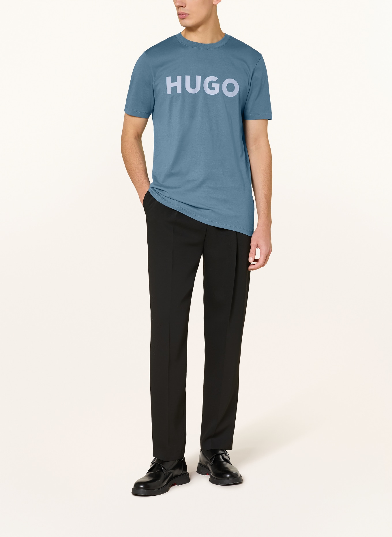 HUGO T-Shirt DULIVIO: BLAU