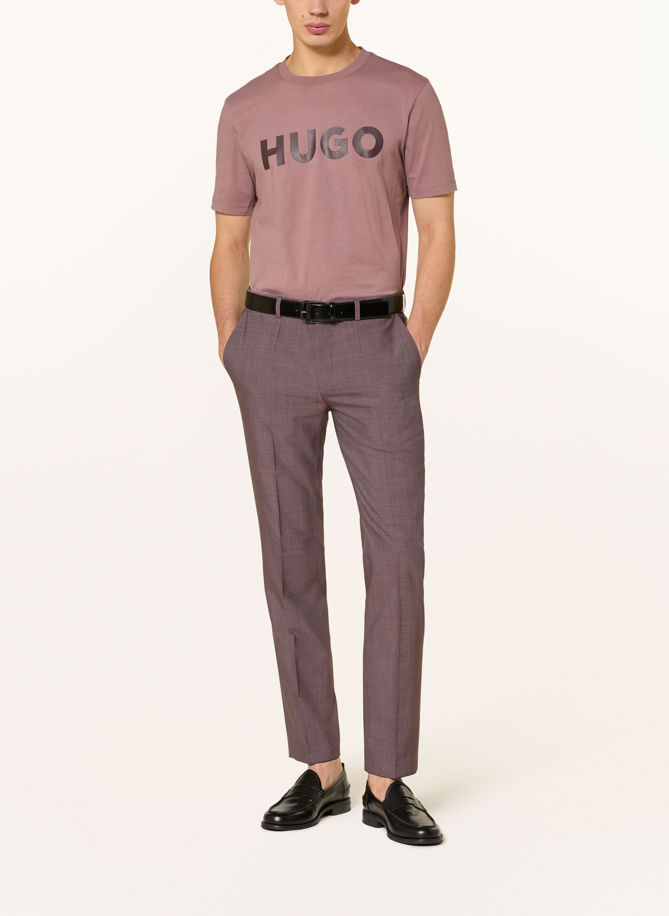 HUGO T-Shirt DULIVIO: ALTROSA