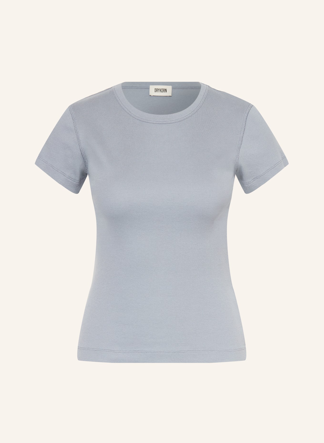 DRYKORN T-shirt KOALE: BLUE GRAY