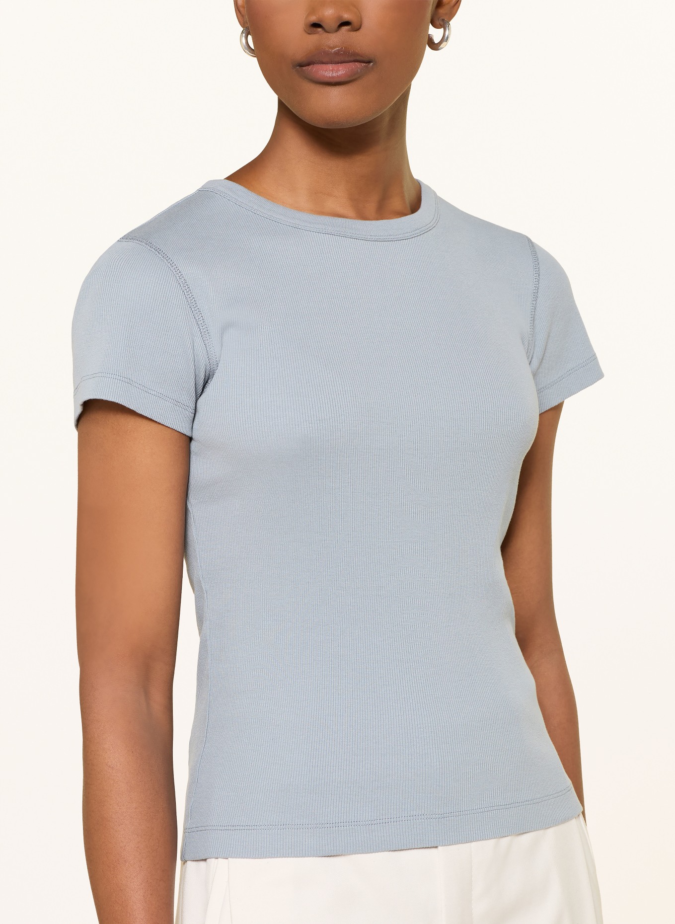 DRYKORN T-shirt KOALE: BLUE GRAY