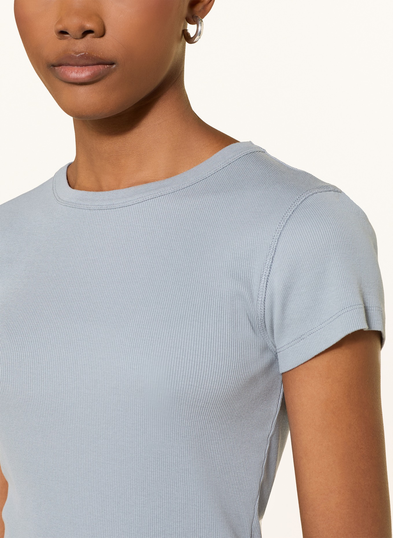 DRYKORN T-shirt KOALE: BLUE GRAY