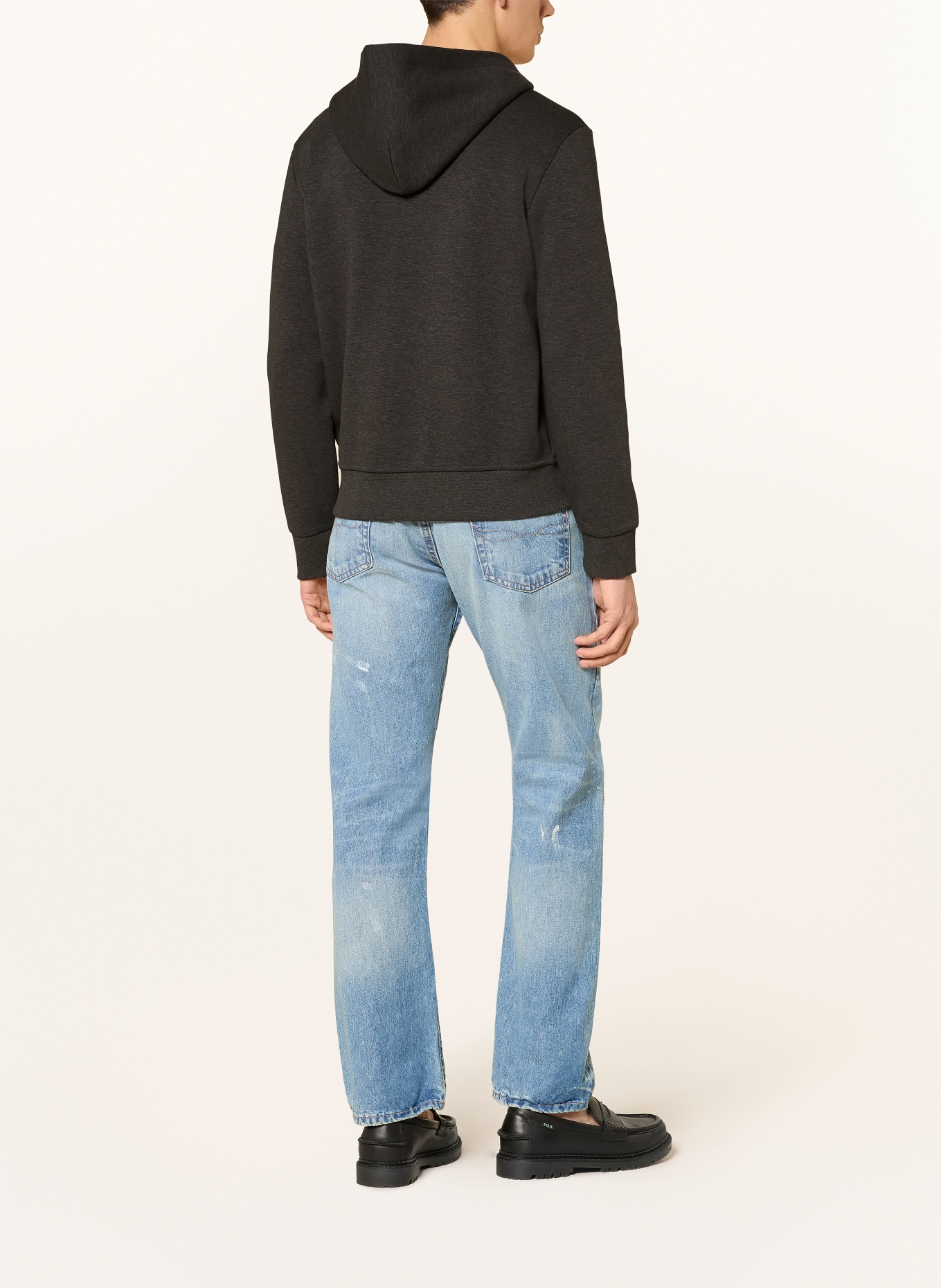 POLO RALPH LAUREN Sweatjacke: DUNKELGRAU