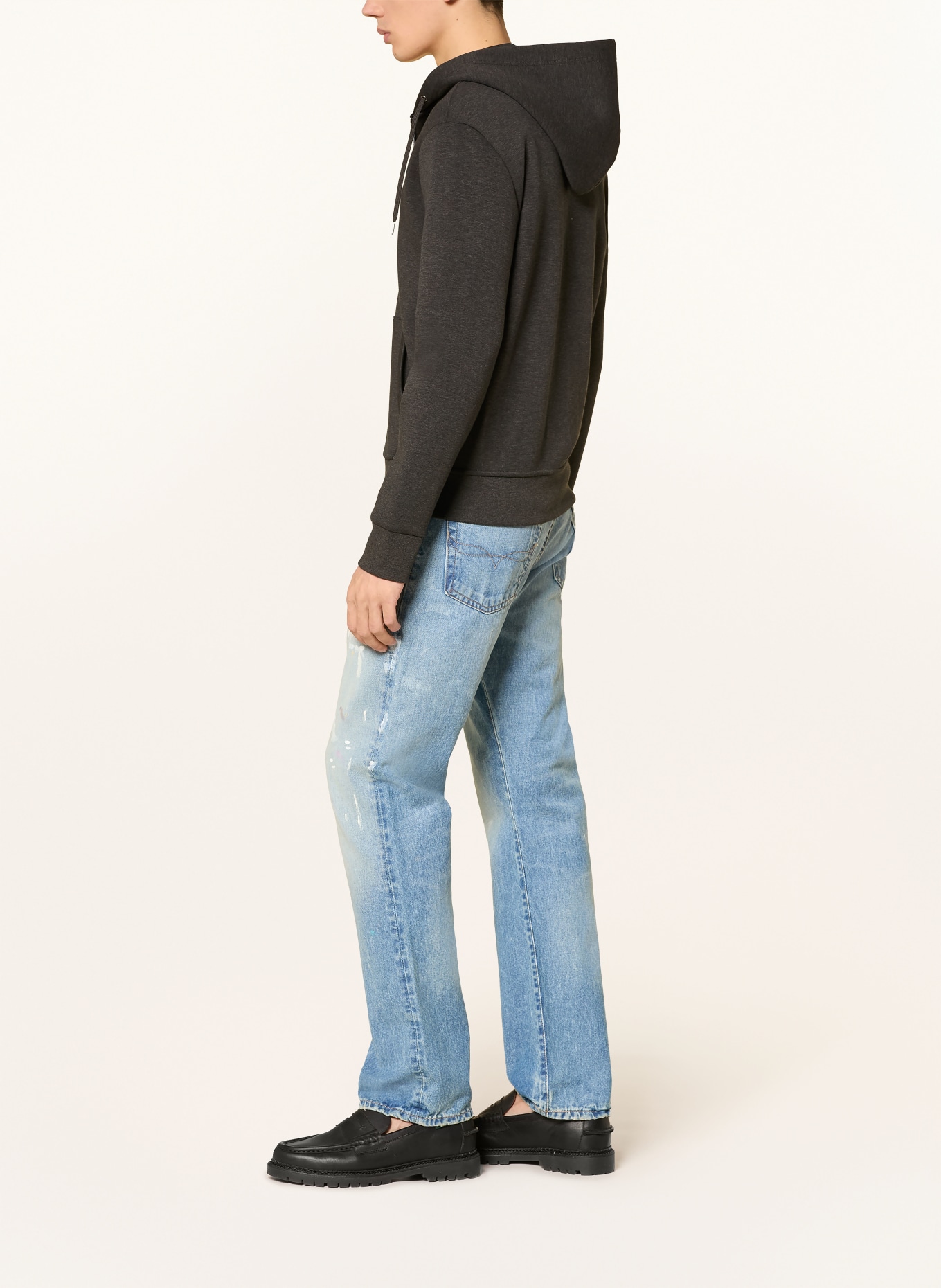 POLO RALPH LAUREN Sweatjacke: DUNKELGRAU