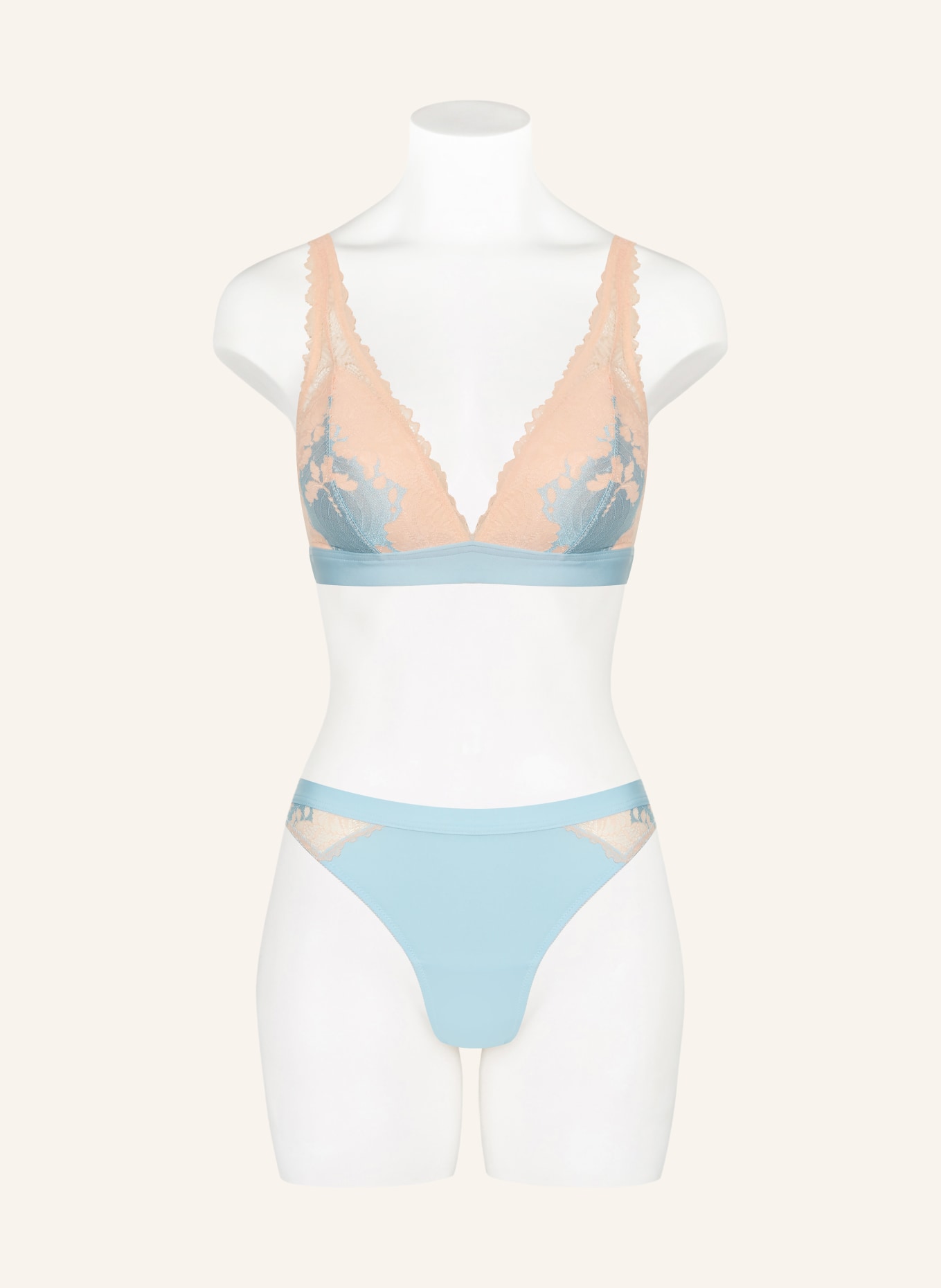 mey Triangel-BH Serie POETRY DREAM: HELLBLAU / LACHS