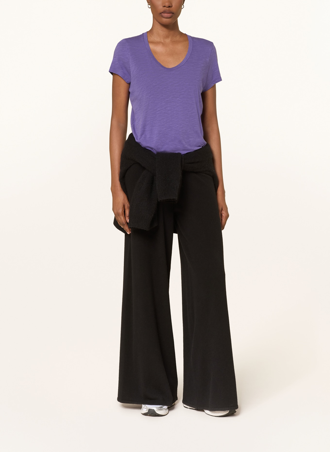 American Vintage Tričko JACKSONVILLE: FIALOVÁ