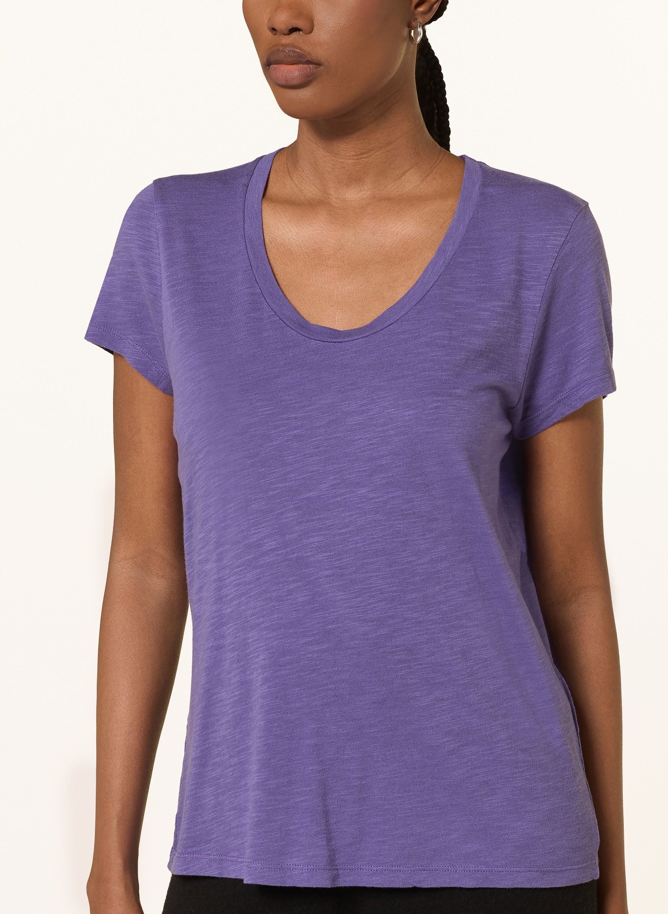 American Vintage Tričko JACKSONVILLE: FIALOVÁ