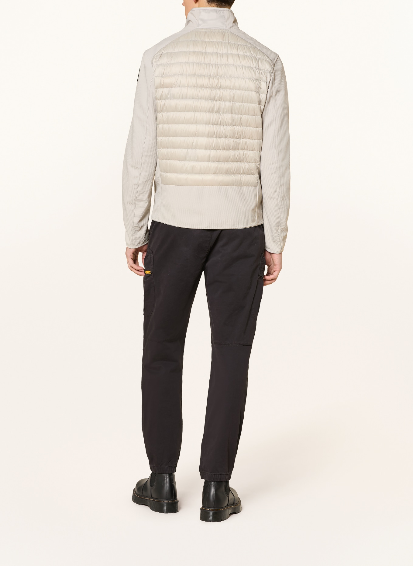 PARAJUMPERS Donsjack JAYDEN in materiaalmix: CRÈME