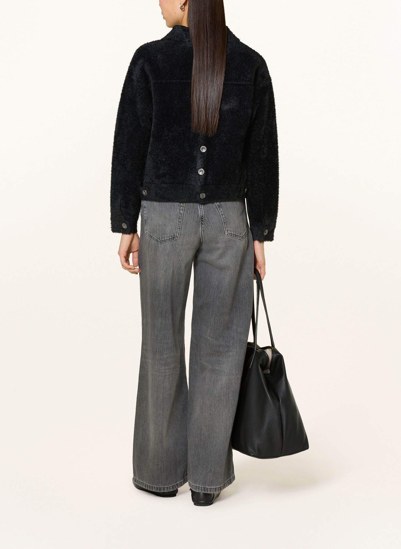 RINO & PELLE Svetr BUBBLY: ČERNÁ