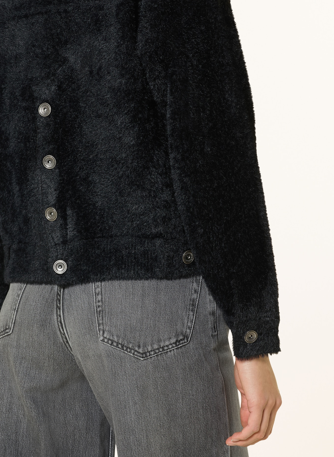 RINO & PELLE Svetr BUBBLY: ČERNÁ