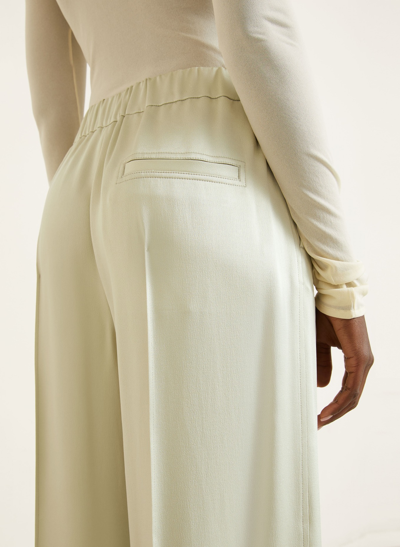 JIL SANDER Hose: HELLGRÜN