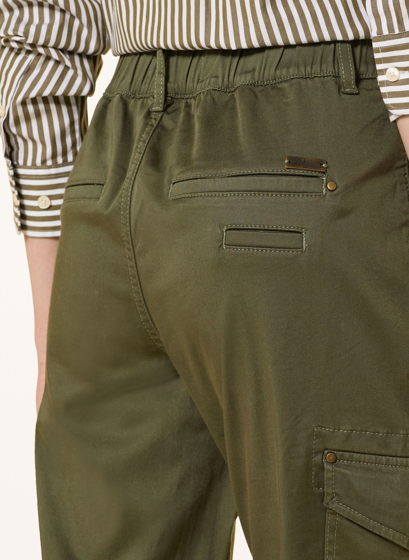 MOS MOSH Cargo kalhoty MMGILLES: TMAVĚ ZELENÁ