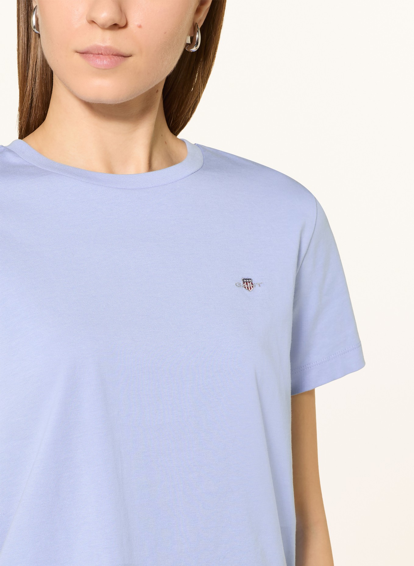 GANT T-shirt: JASNONIEBIESKI