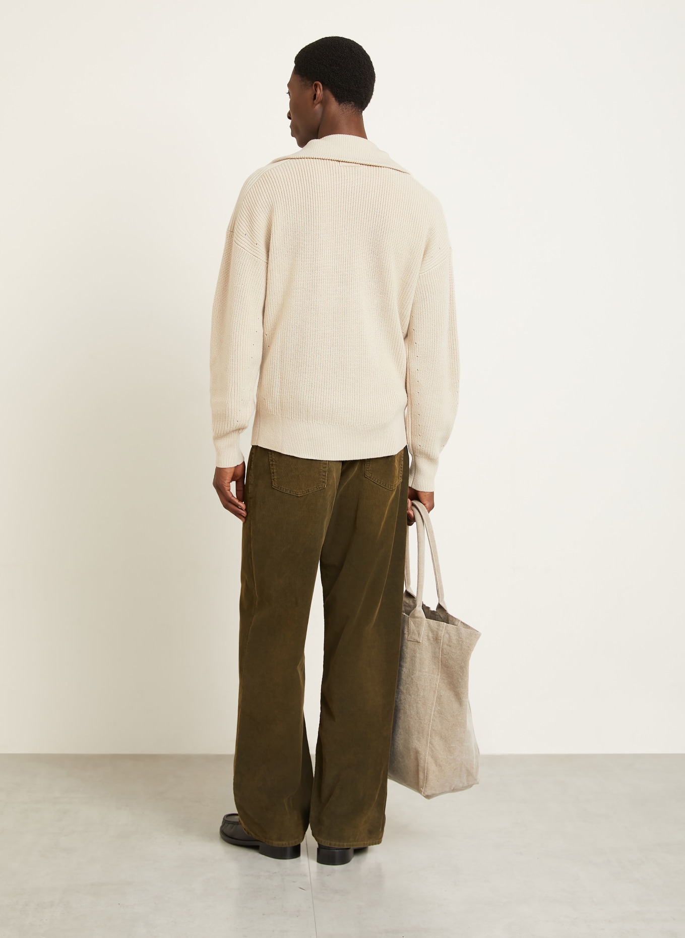 ISABEL MARANT Sweter typu troyer BENNY: ECRU