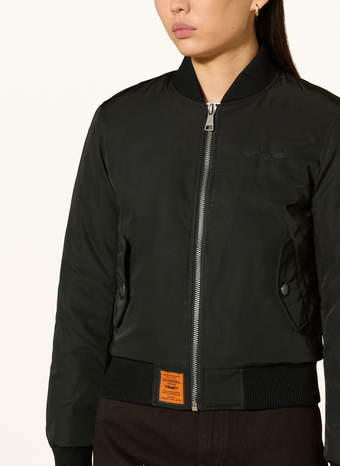 BOMBERS ORIGINAL Blouson: ČERNÁ