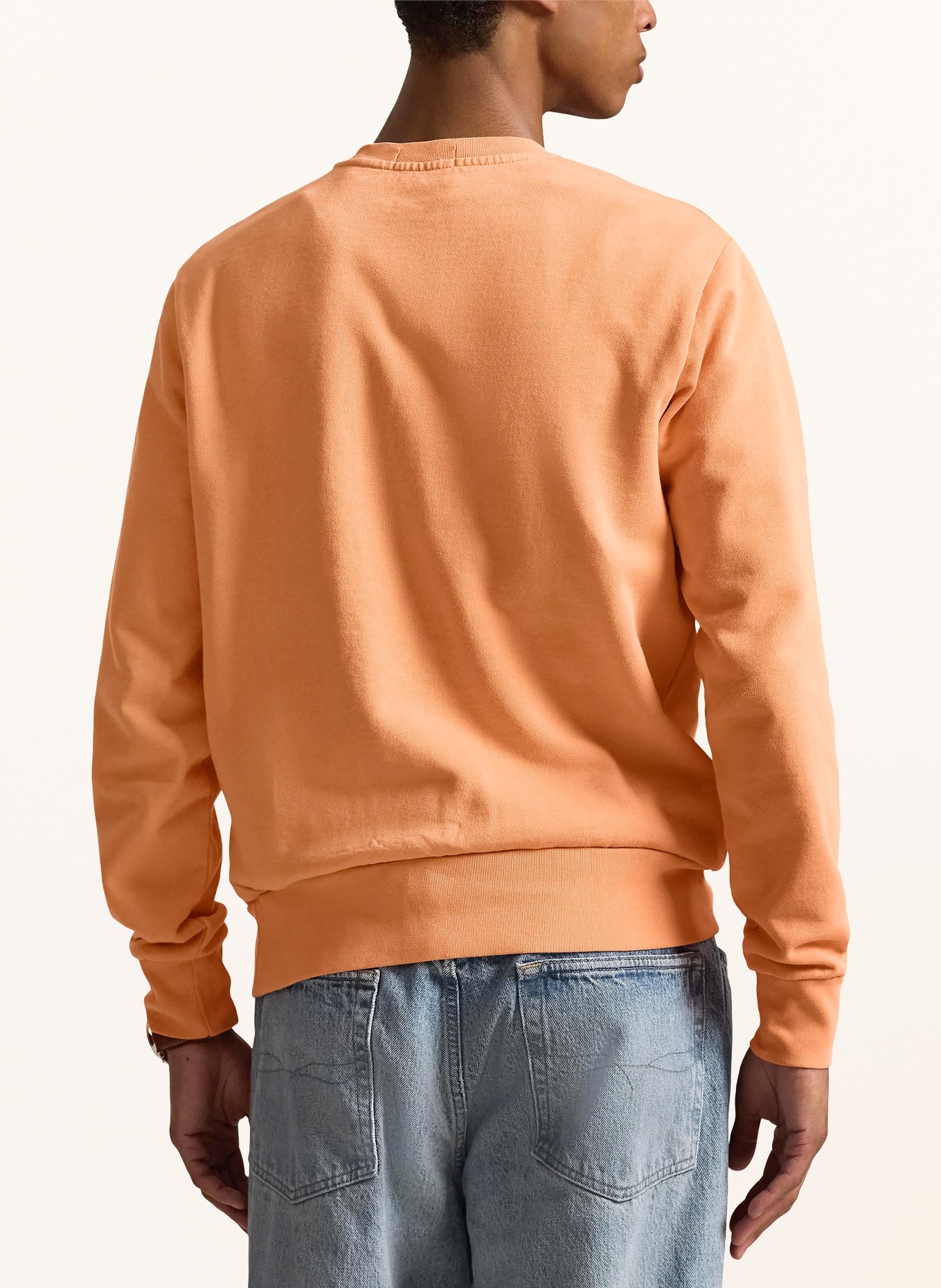 POLO RALPH LAUREN Bluza nierozpinana: JASNOPOMARAŃCZOWY / BIAŁY