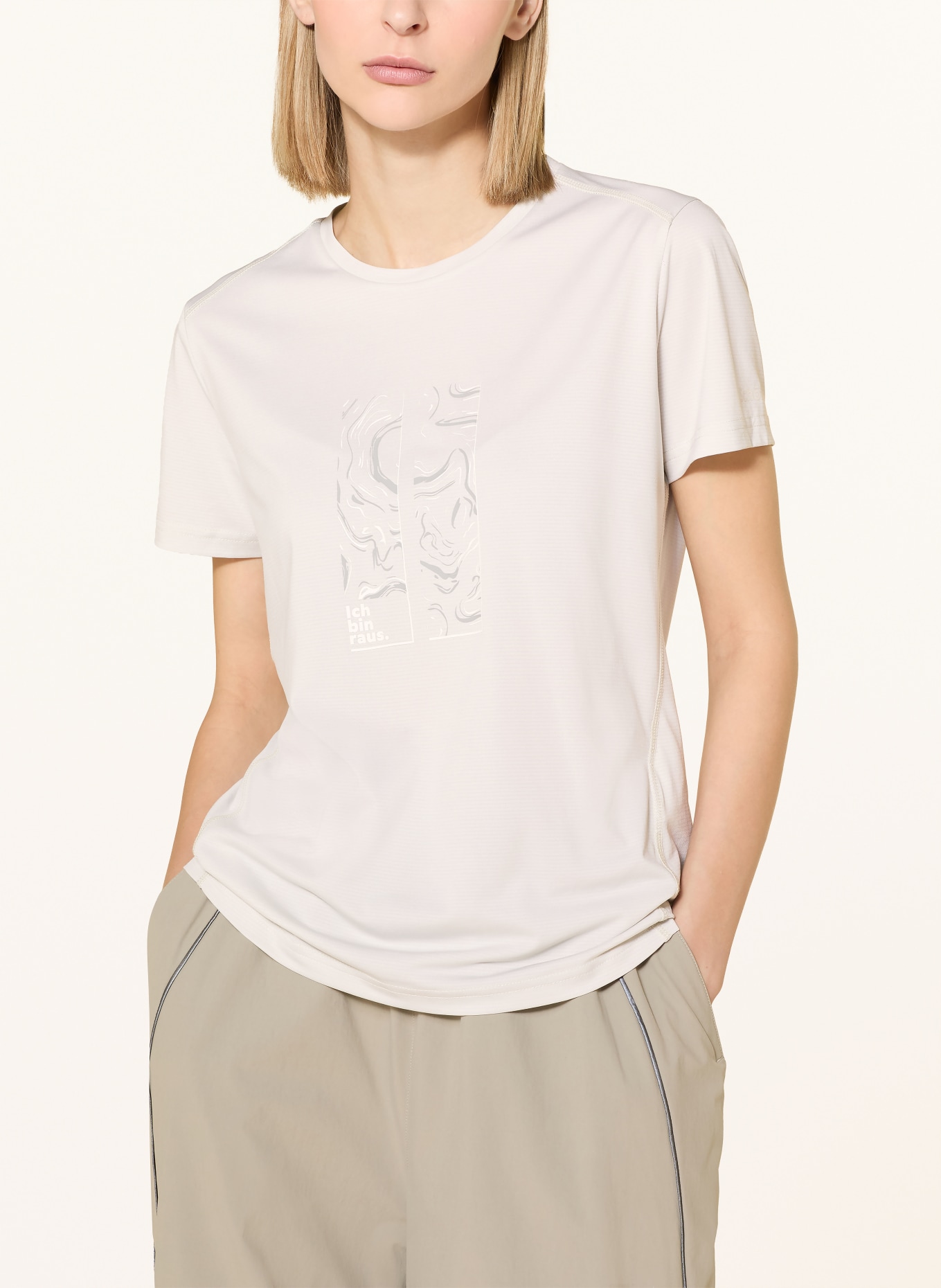 Schöffel T-shirt SULTEN: ÉCRU