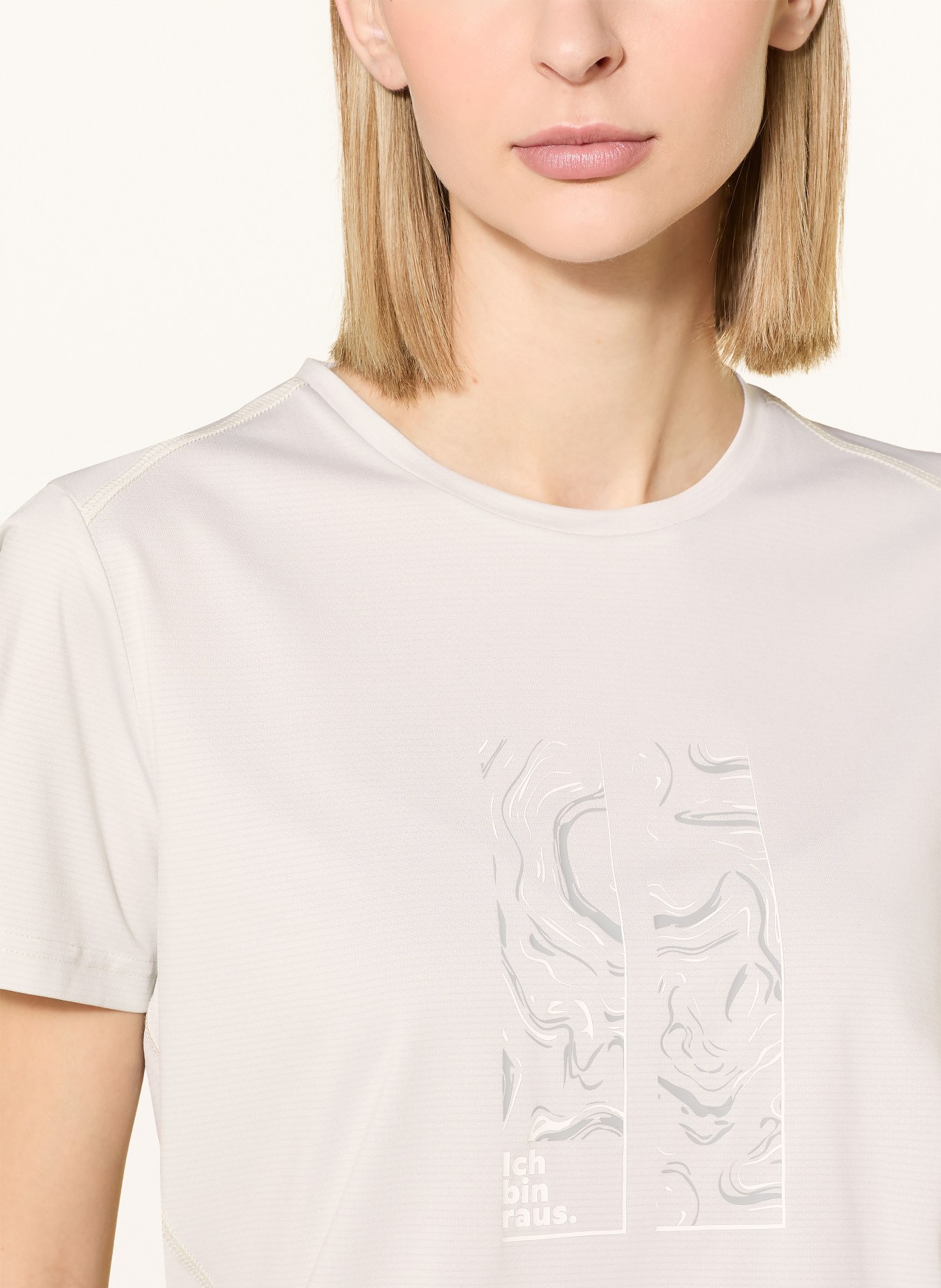 Schöffel T-shirt SULTEN: ÉCRU