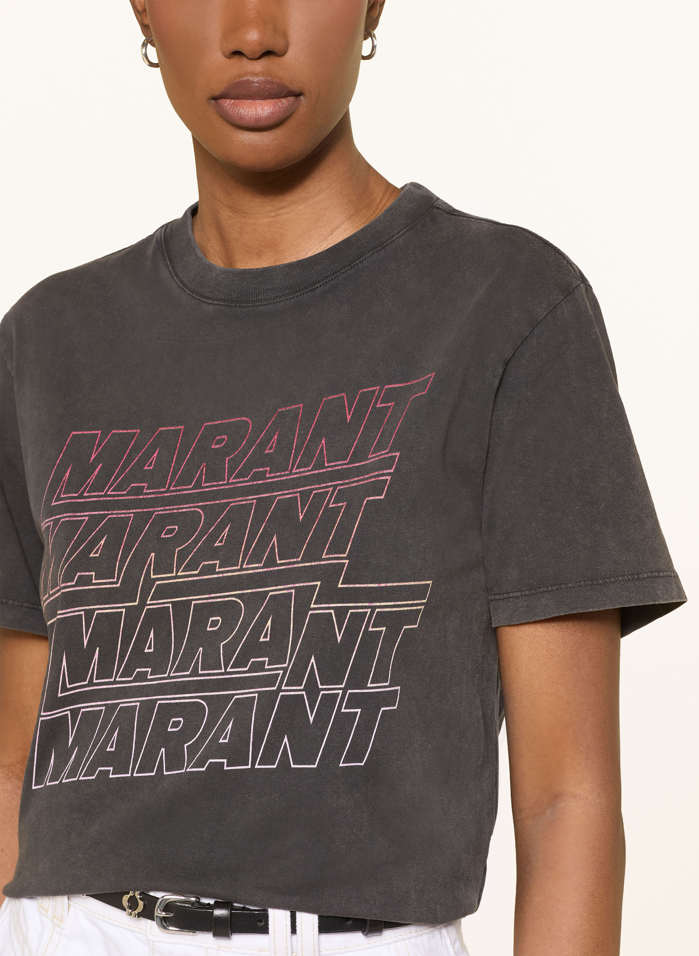 MARANT ÉTOILE T-Shirt ZOELINE: DUNKELGRAU