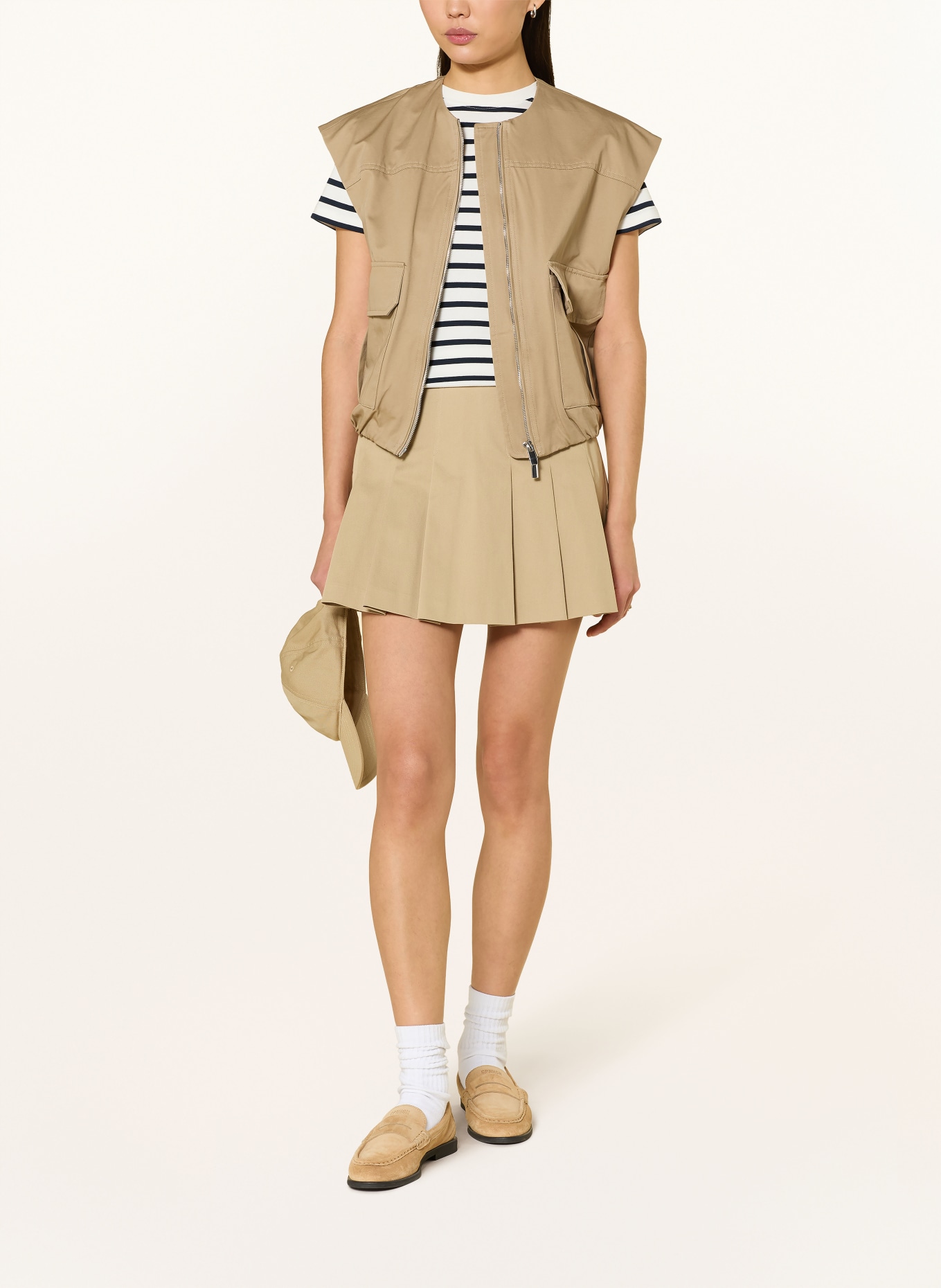 TOMMY HILFIGER T-Shirt: WEISS / DUNKELBLAU