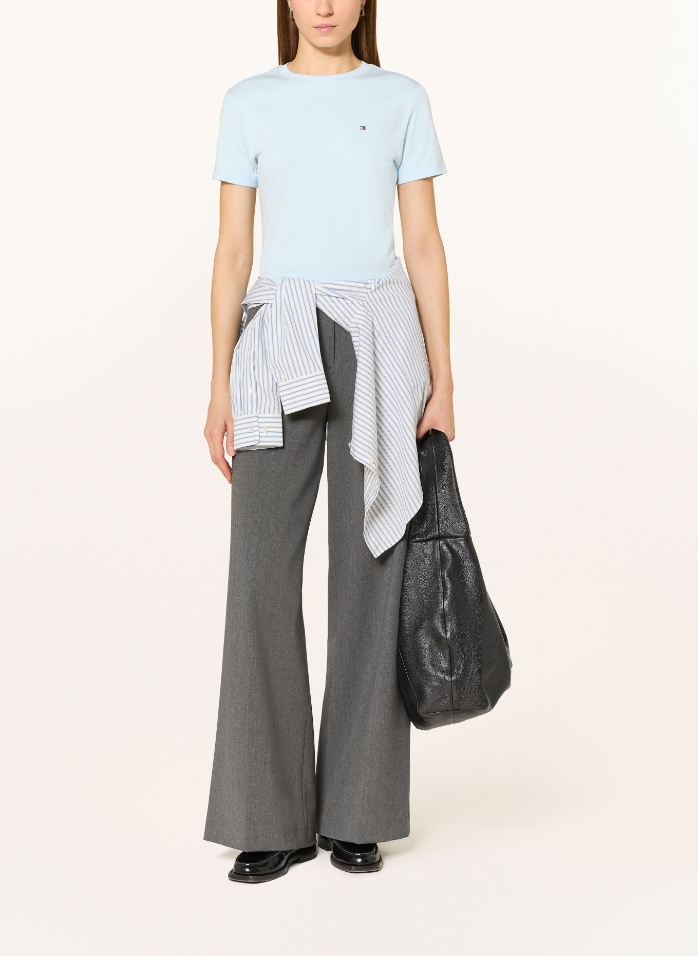 TOMMY HILFIGER Tričko: TMAVĚ MODRÁ