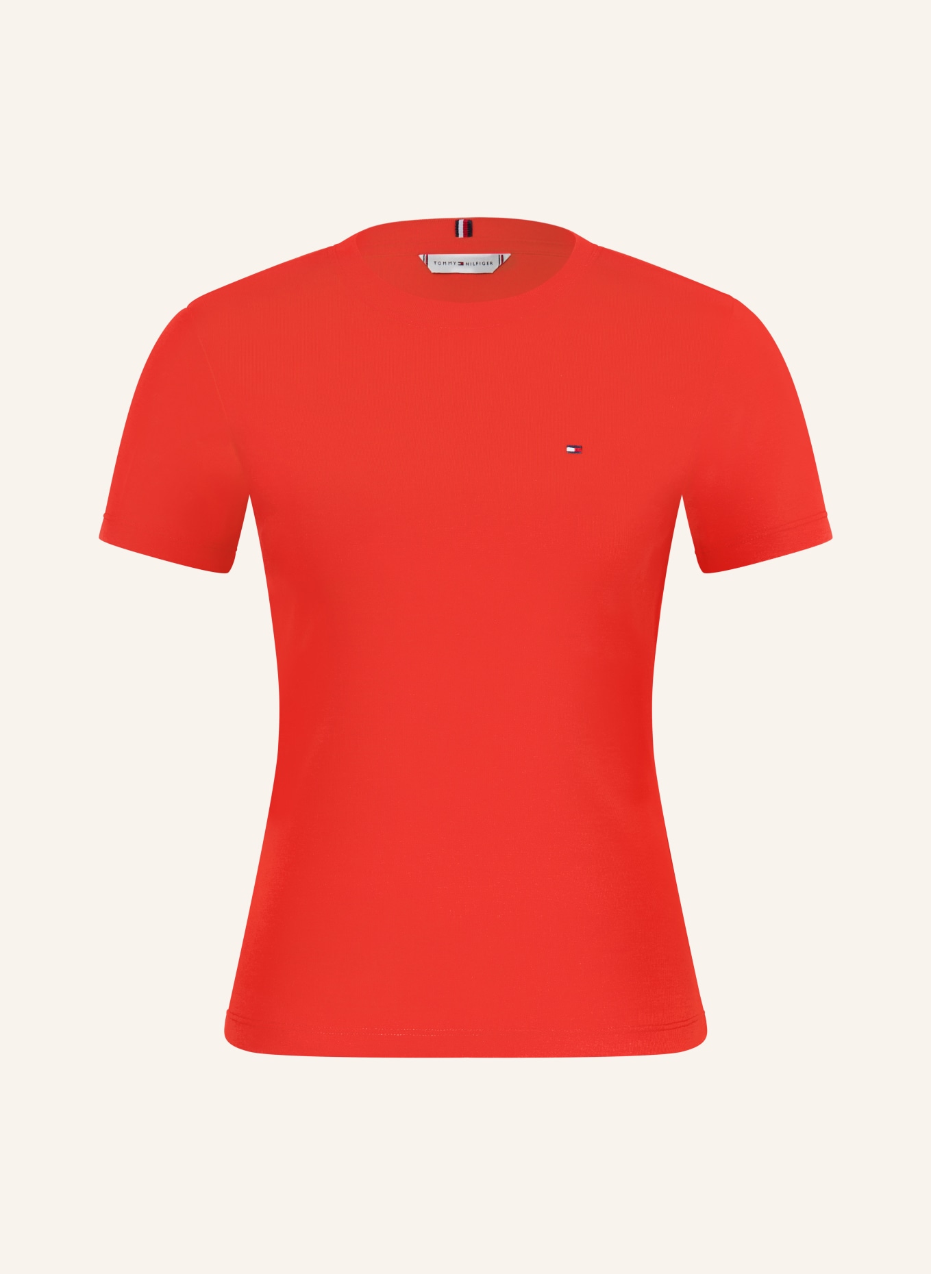 TOMMY HILFIGER Tričko: ČERVENÁ