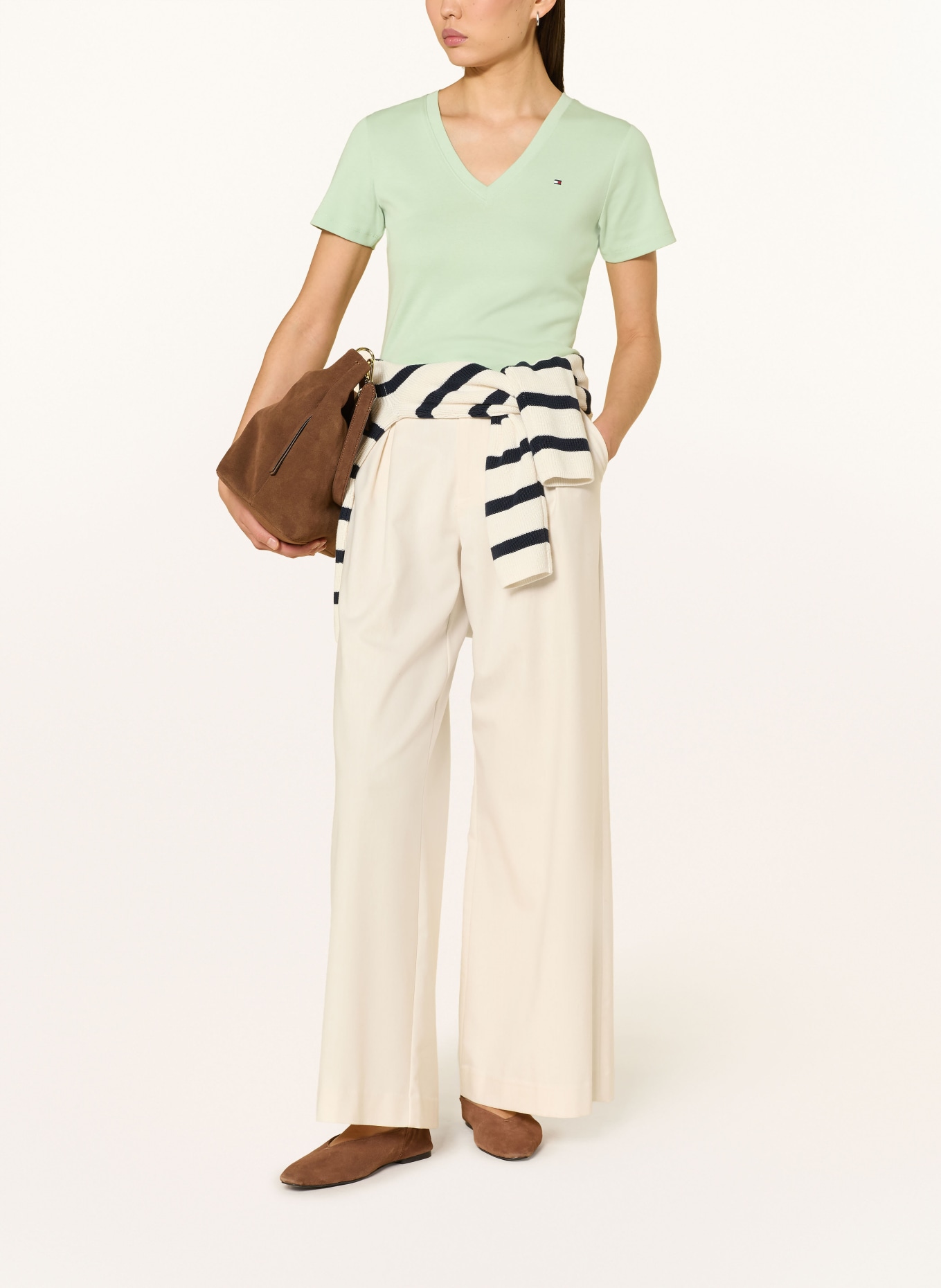 TOMMY HILFIGER T-Shirt: HELLGRÜN