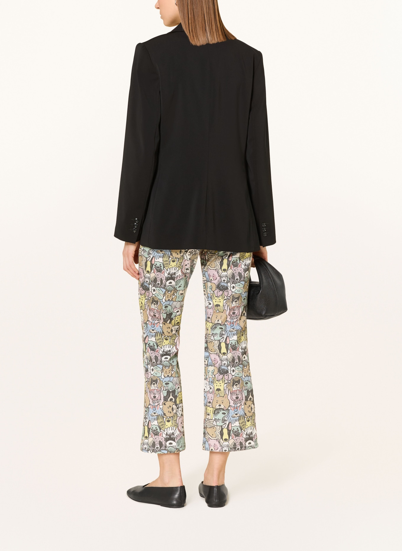 MAC Jeansy 7/8 DREAM KICK: 917B colored dog print