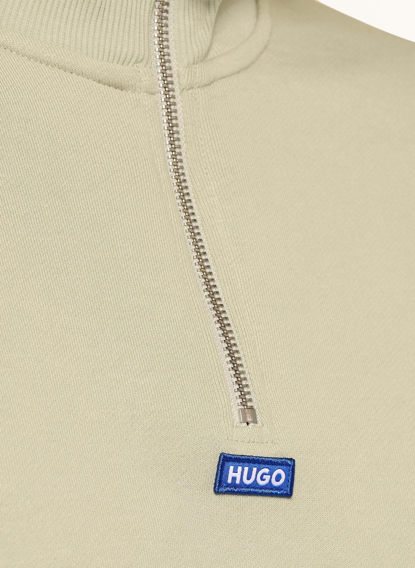 HUGO Sweat-Troyer NEELER: VERT CLAIR / BLEU