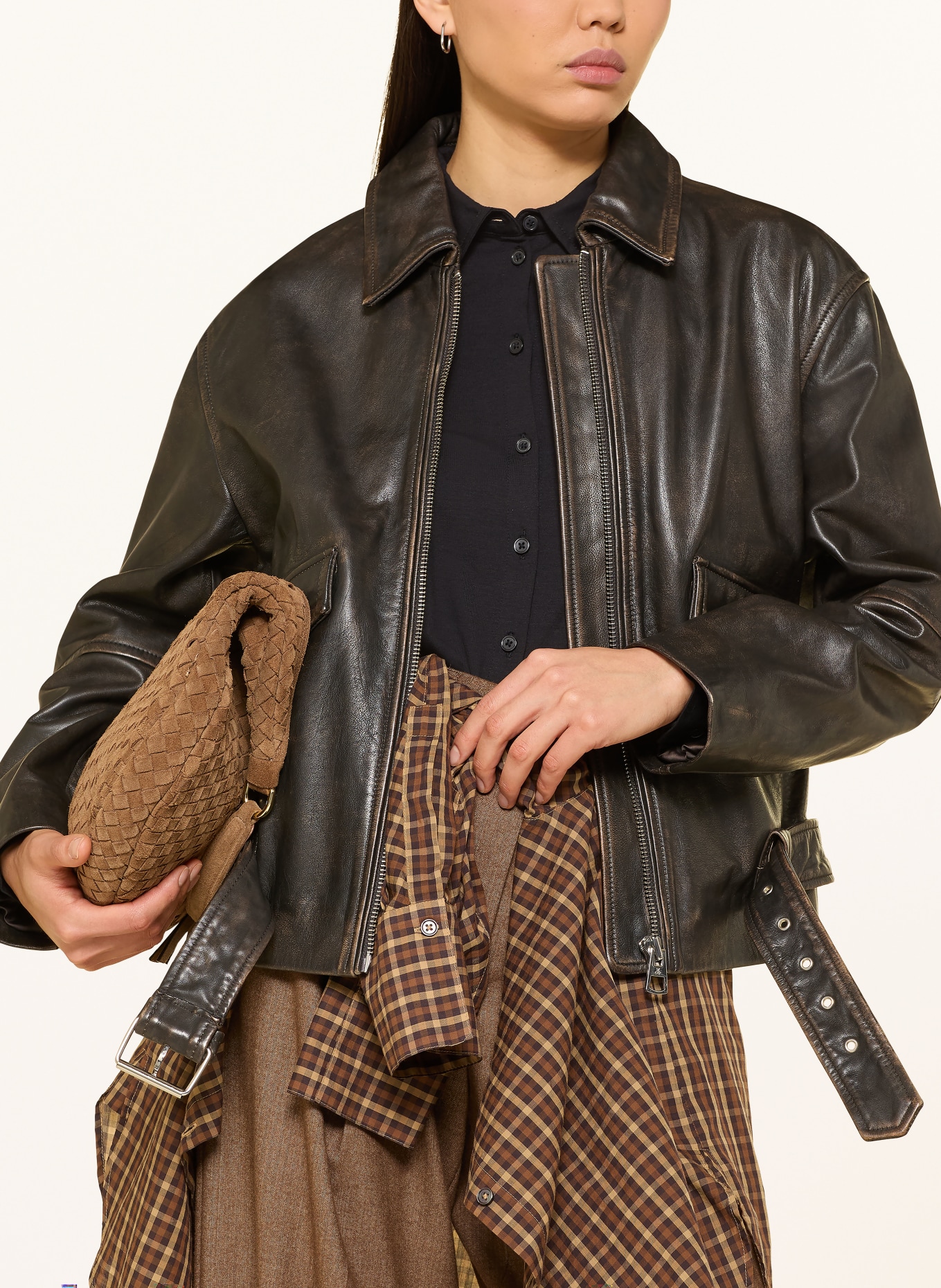 Marc O'Polo Koszula z dżerseju: CZARNY