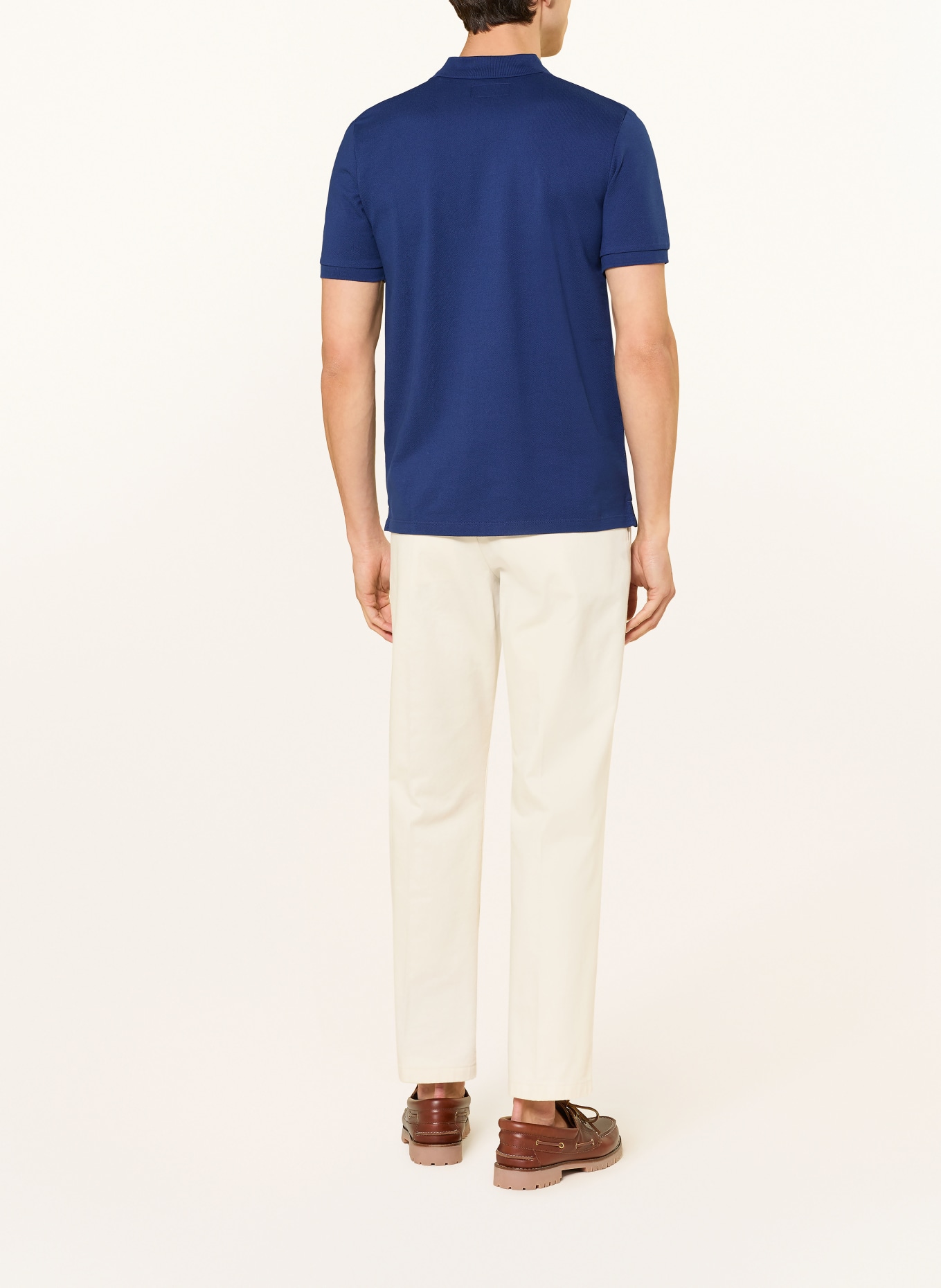 Marc O'Polo Piqué poloshirt Regular Fit: BLAUW