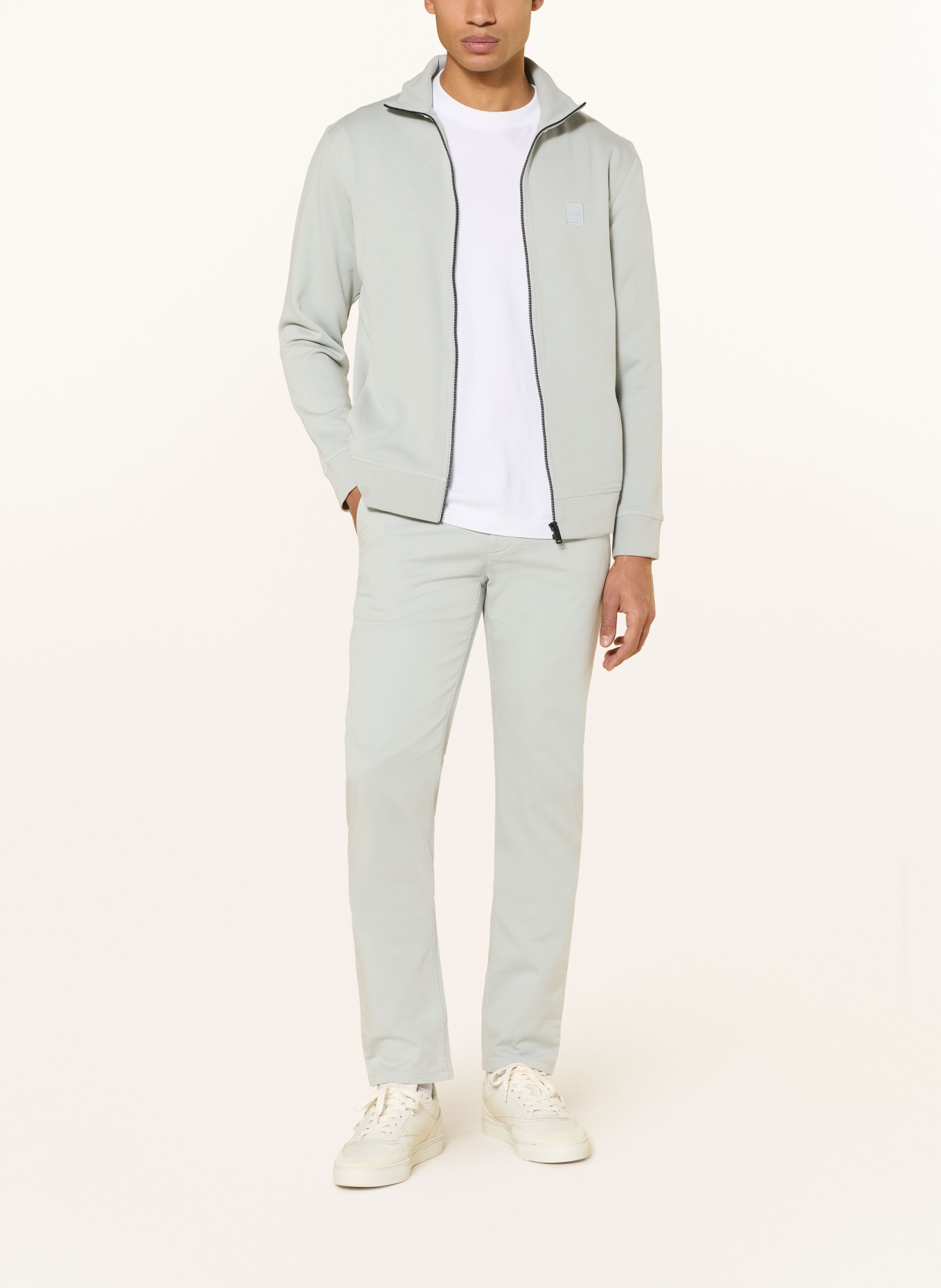 BOSS Sweatjacke ZESTART: MINT