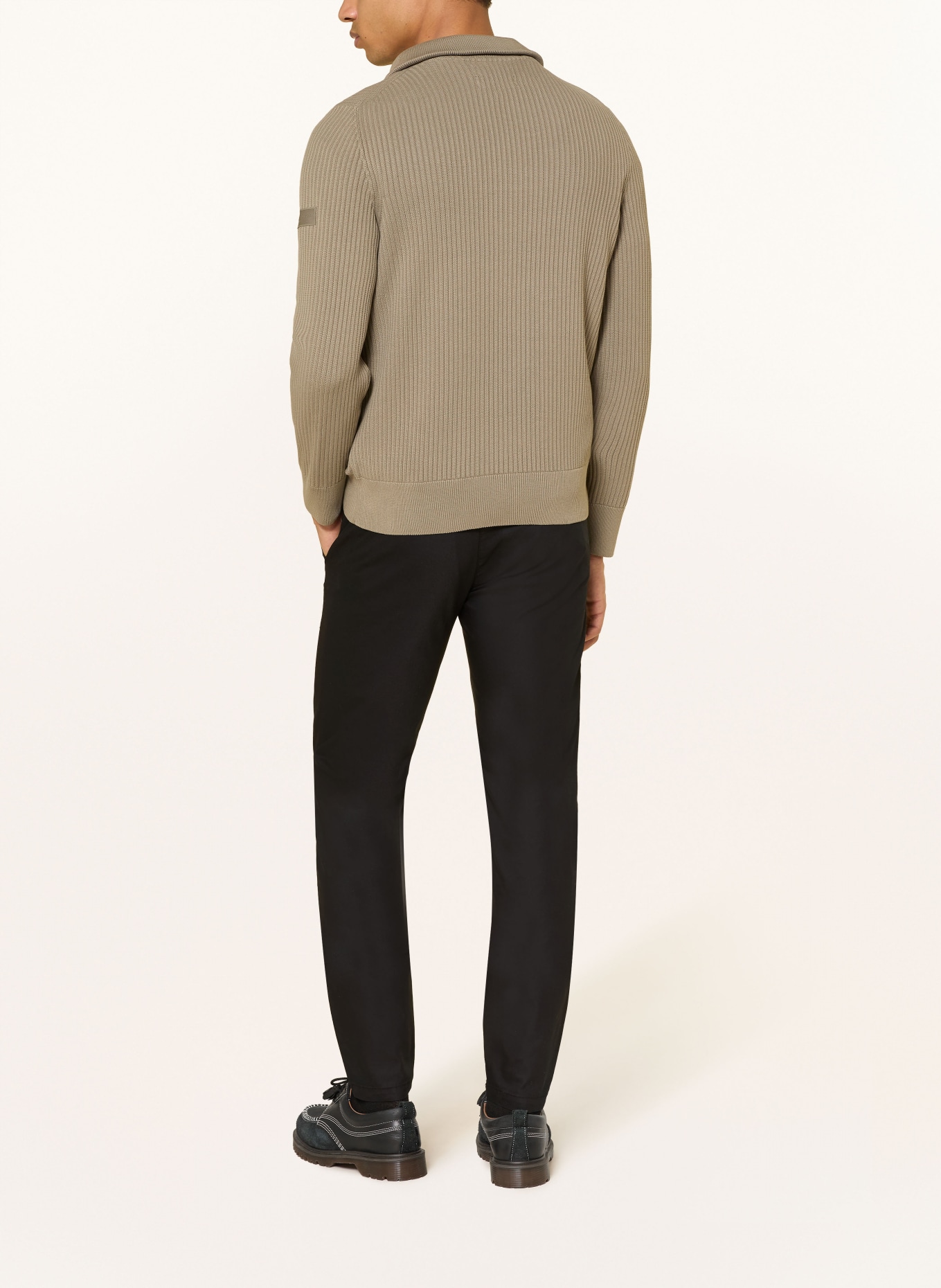 MAC Chino GRIFFIN Tapered Fit: SCHWARZ