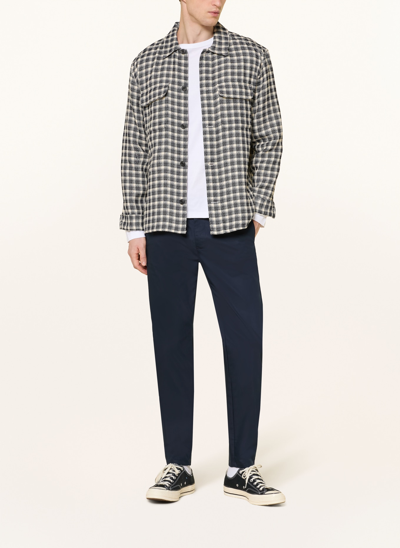 MAC Chino GRIFFIN Tapered Fit: DUNKELBLAU