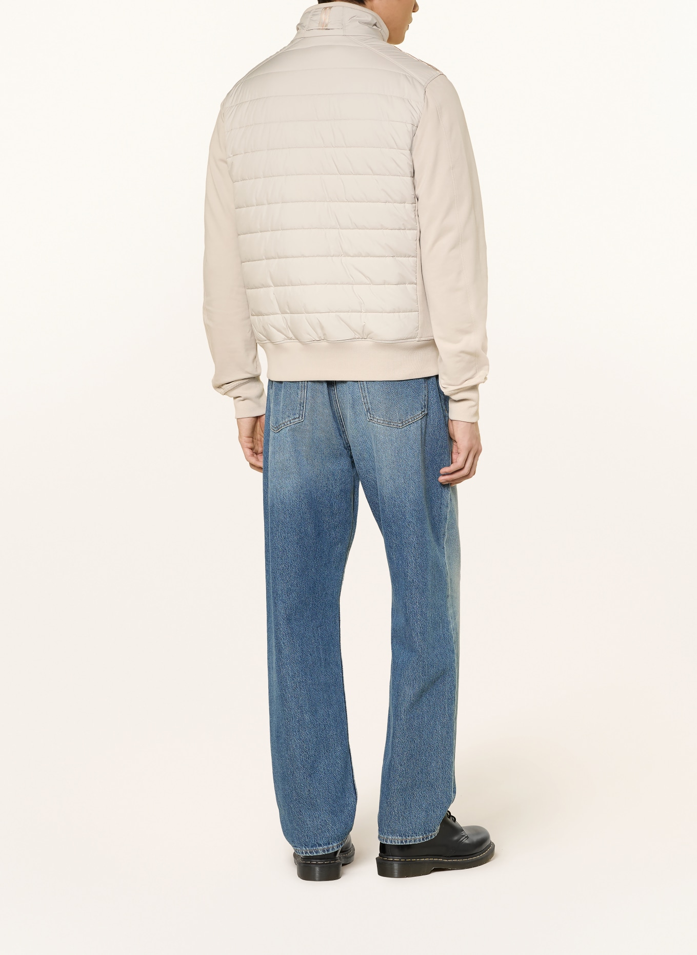 PARAJUMPERS Steppjacke ELLIOT im Materialmix: HELLGRAU