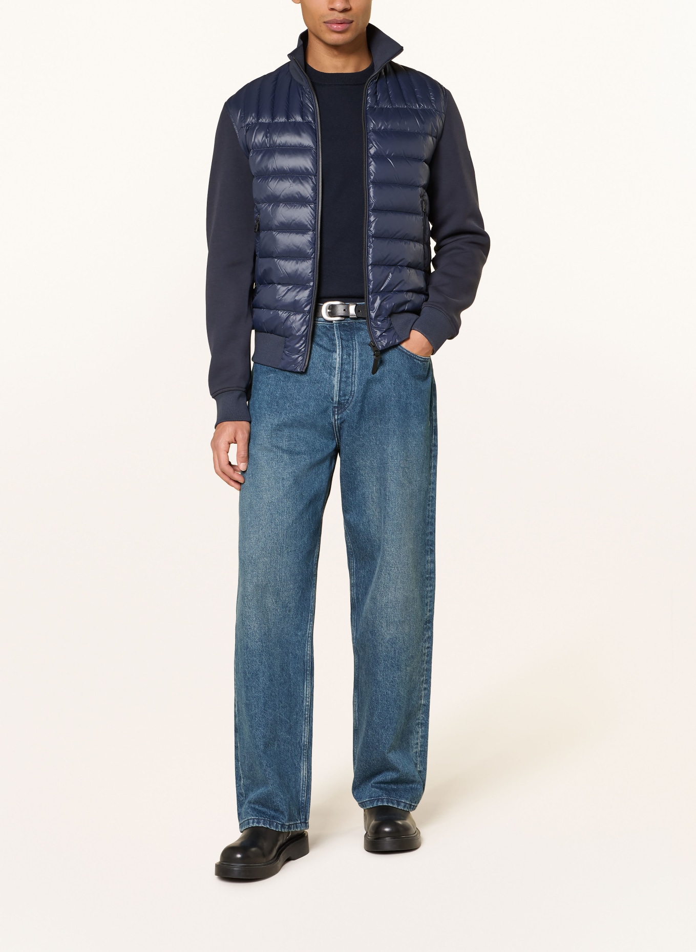 Mackage Doudoune COLLIN en mélange de matières: BLEU FONCÉ